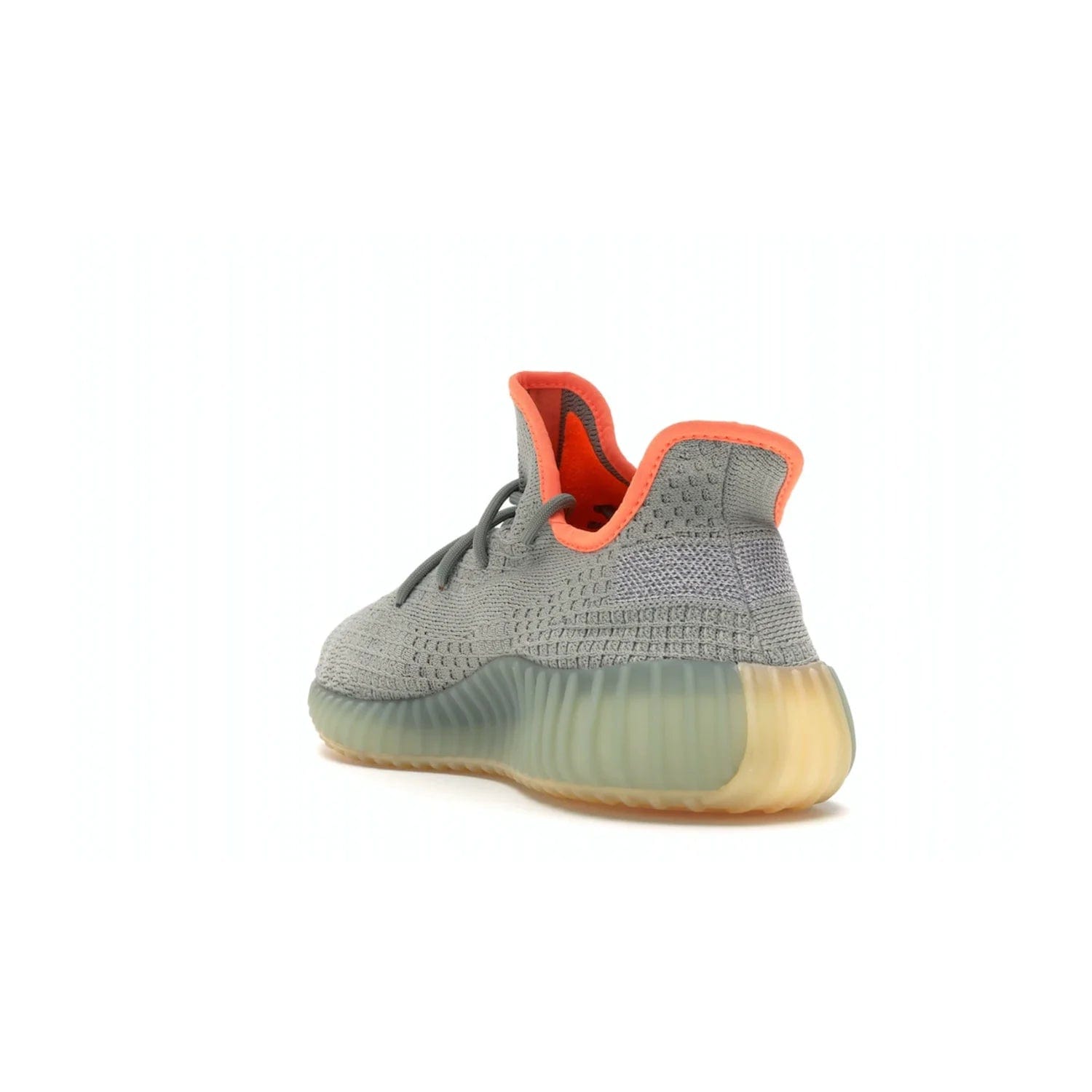 adidas Yeezy Boost 350 V2 Desert Sage - Image 25 - Only at www.BallersClubKickz.com - Upgrade your style with the adidas Yeezy Boost 350 V2 Desert Sage. This 350V2 features a Desert Sage primeknit upper with tonal side stripe, and an orange-highlighted translucent Boost cushioning sole. Stay on-trend in effortless style.