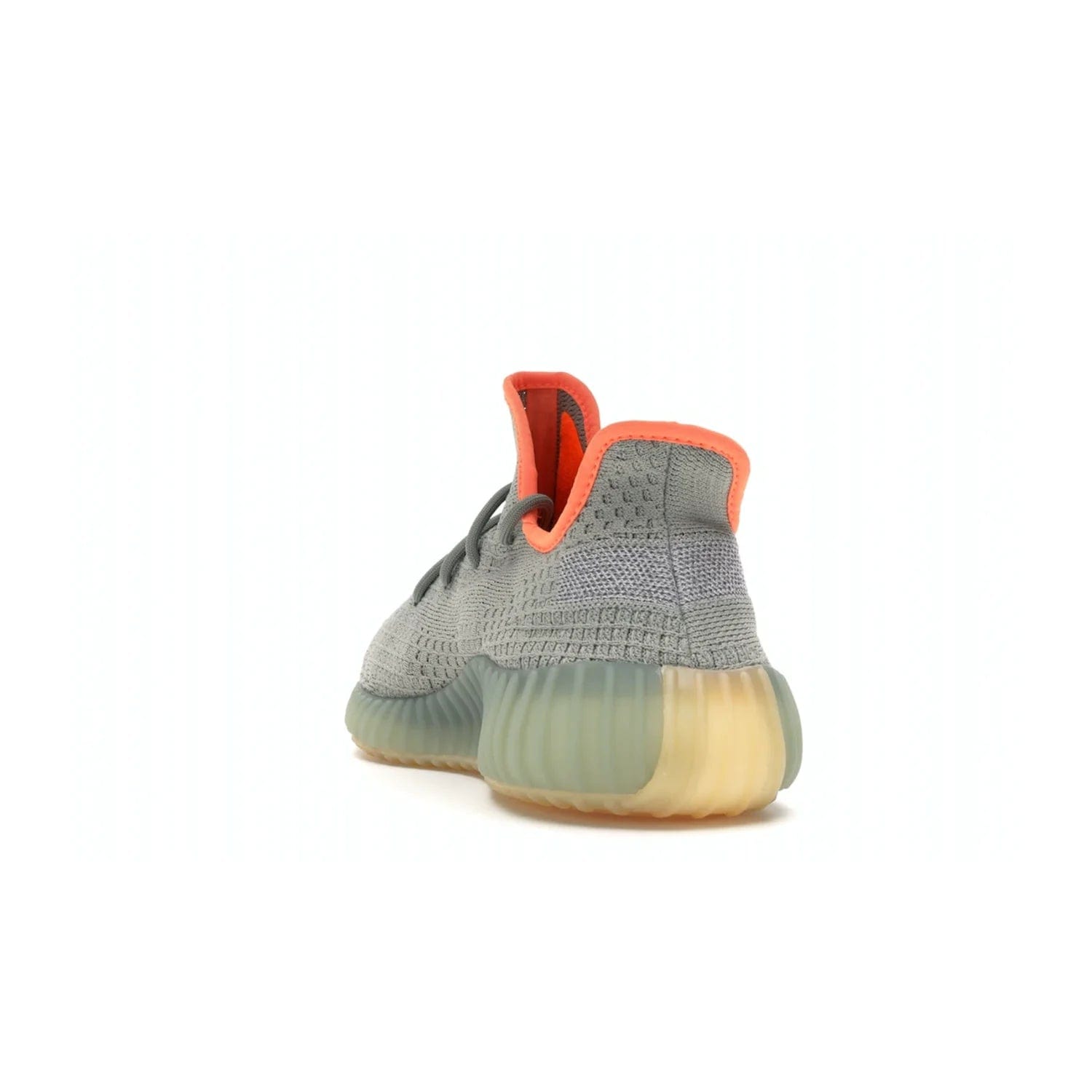 adidas Yeezy Boost 350 V2 Desert Sage - Image 26 - Only at www.BallersClubKickz.com - Upgrade your style with the adidas Yeezy Boost 350 V2 Desert Sage. This 350V2 features a Desert Sage primeknit upper with tonal side stripe, and an orange-highlighted translucent Boost cushioning sole. Stay on-trend in effortless style.
