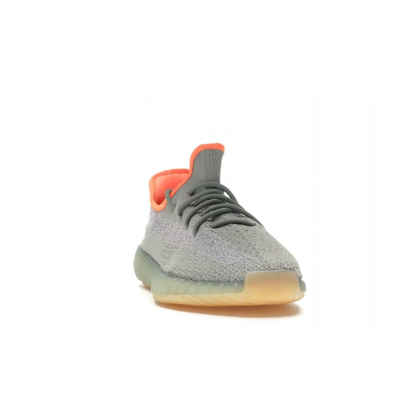 adidas Yeezy Boost 350 V2 Desert Sage - Image 8 - Only at www.BallersClubKickz.com - Upgrade your style with the adidas Yeezy Boost 350 V2 Desert Sage. This 350V2 features a Desert Sage primeknit upper with tonal side stripe, and an orange-highlighted translucent Boost cushioning sole. Stay on-trend in effortless style.