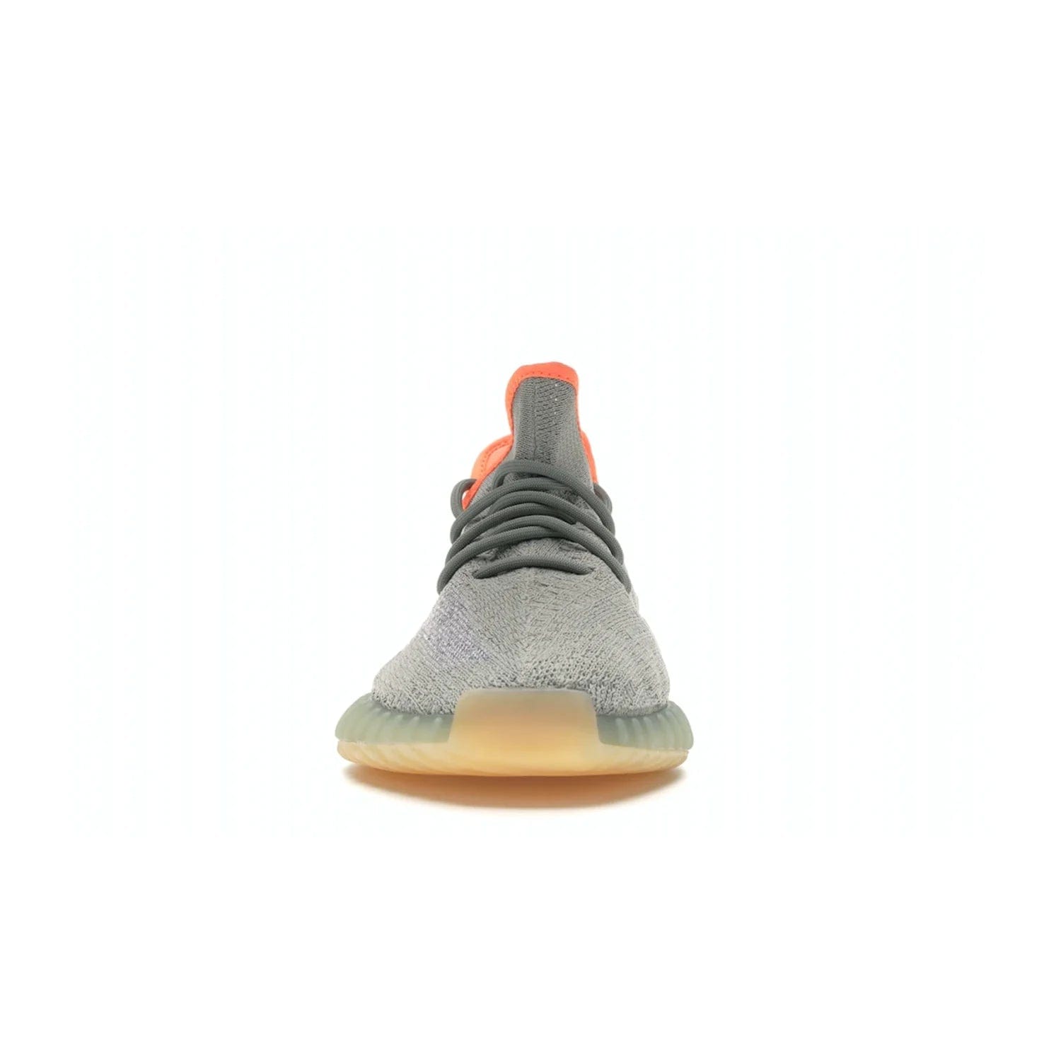 adidas Yeezy Boost 350 V2 Desert Sage - Image 10 - Only at www.BallersClubKickz.com - Upgrade your style with the adidas Yeezy Boost 350 V2 Desert Sage. This 350V2 features a Desert Sage primeknit upper with tonal side stripe, and an orange-highlighted translucent Boost cushioning sole. Stay on-trend in effortless style.