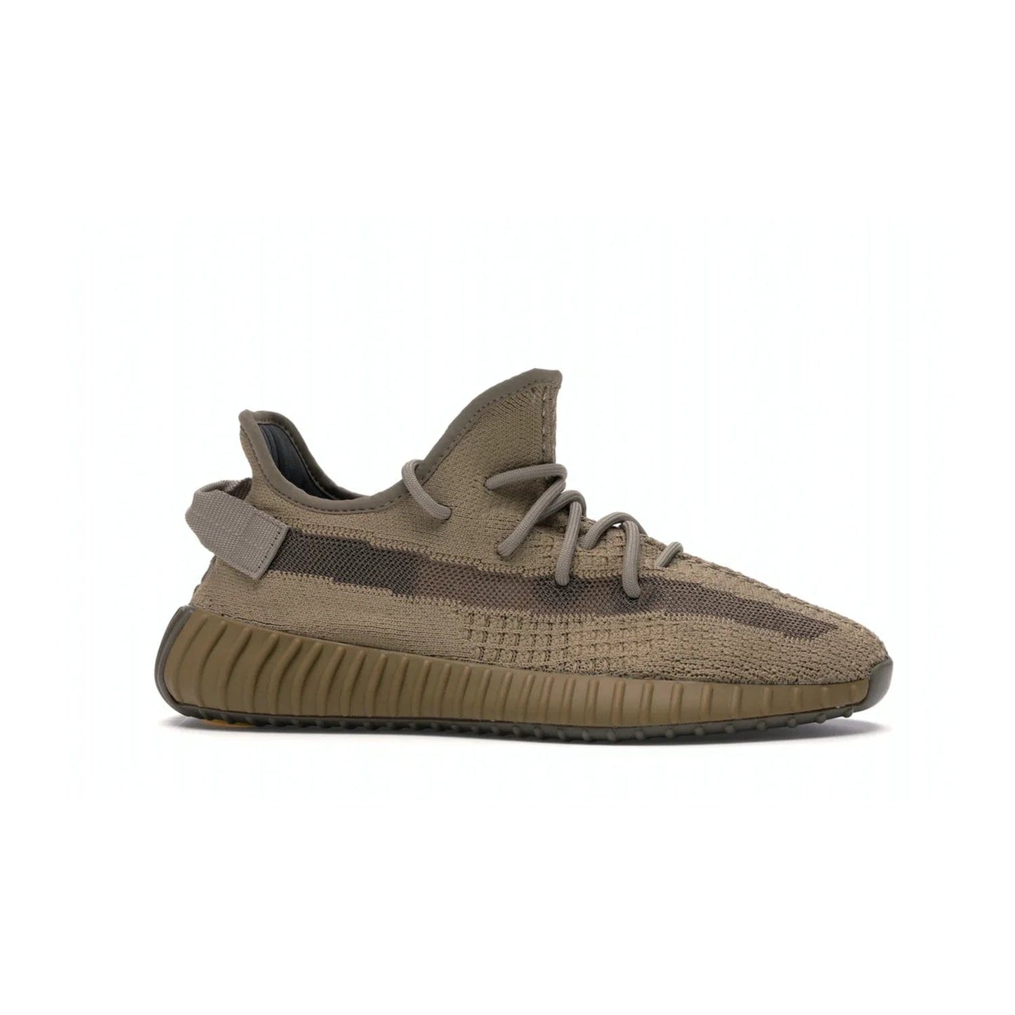 adidas Yeezy Boost 350 V2 Earth - Image 2 - Only at www.BallersClubKickz.com - Abstract style with the adidas Yeezy Boost 350 V2 Earth. Crafted with mud Primeknit upper, mud Boost and interior, and a translucent side stripe. Regional exclusive in Earth/Earth/Earth colorway, these fashionable sneakers released in February 2020. Showcase your style with the Yeezy 350 V2 Earth.