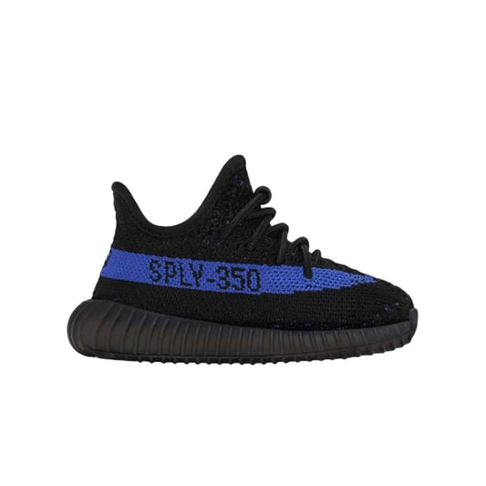 adidas Yeezy Boost 350 V2 Dazzling Blue (Infants) - Image 1 - Only at www.BallersClubKickz.com - Adidas Yeezy Boost 350 V2 Dazzling Blue. Core Black, Dazzling Blue, and Core Black colorway. Boost technology for supreme cushioning. Make a statement today.