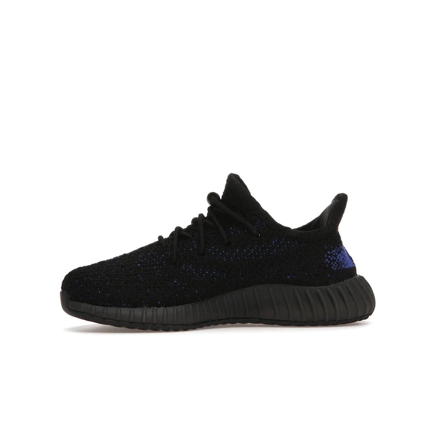 adidas Yeezy Boost 350 V2 Dazzling Blue (Kids) - Image 18 - Only at www.BallersClubKickz.com - Shop the adidas Yeezy Boost 350 V2 Dazzling Blue (Kids). Features a black Primeknit upper with a royal blue 'SPLY-350' streak and a full-length Boost midsole. Durable rubber outsole provides plenty of traction. Available for $160.