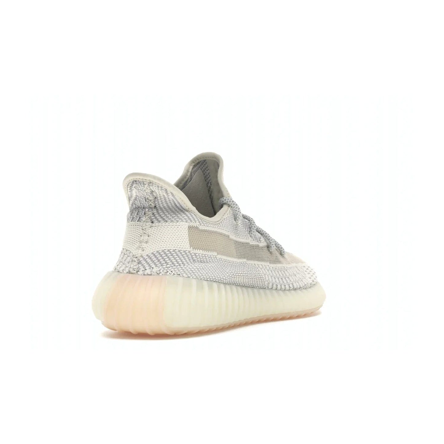 adidas Yeezy Boost 350 V2 Lundmark (Non Reflective) - Image 31 - Only at www.BallersClubKickz.com - Shop the exclusive adidas Yeezy Boost 350 V2 Lundmark with a subtle summer color, mesh upper, white-to-cream transitional midsole, light tan outsole, and pink middle stripe. Comfort and style come together in this perfect summer 350 V2. Released on July 11, 2019.