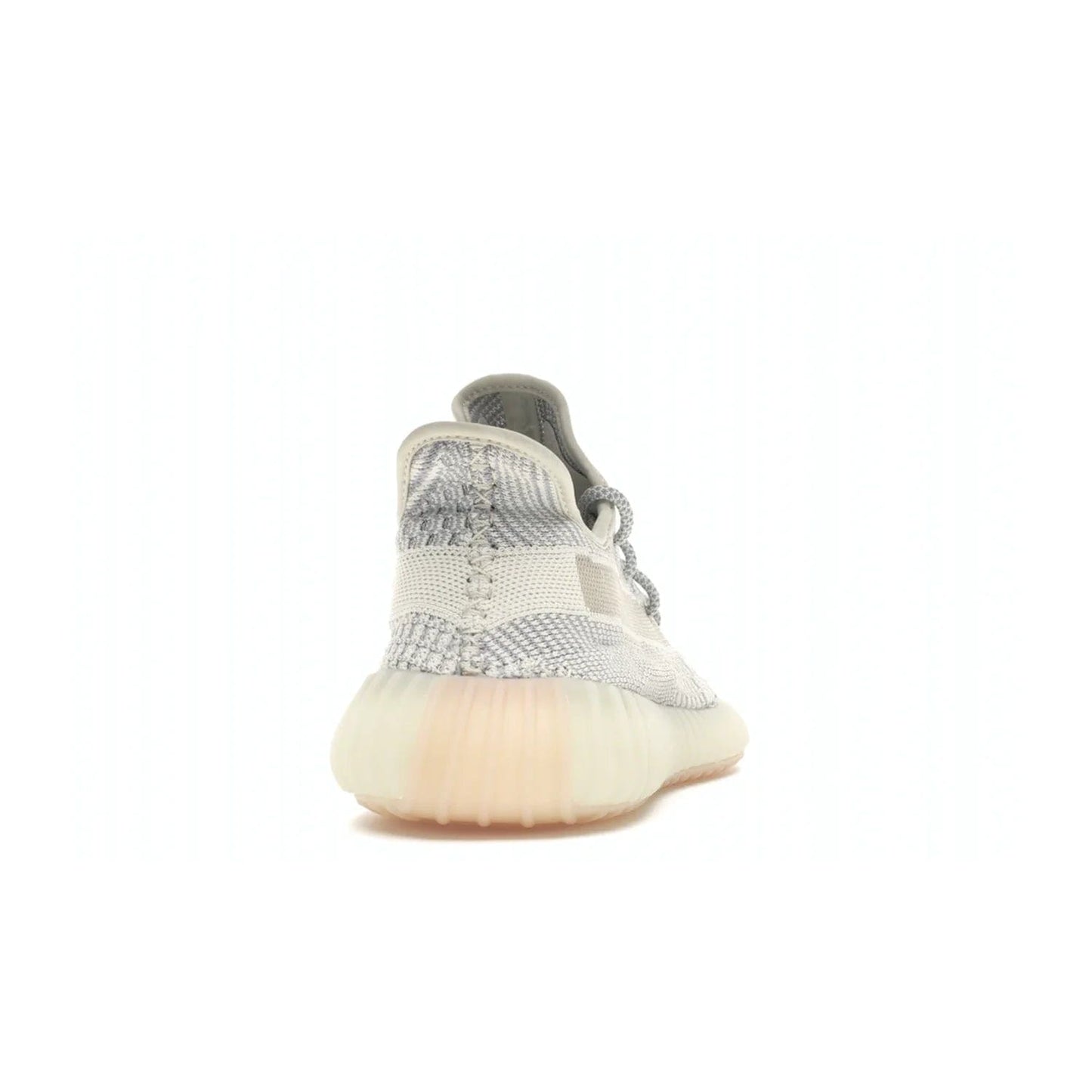 adidas Yeezy Boost 350 V2 Lundmark (Non Reflective) - Image 29 - Only at www.BallersClubKickz.com - Shop the exclusive adidas Yeezy Boost 350 V2 Lundmark with a subtle summer color, mesh upper, white-to-cream transitional midsole, light tan outsole, and pink middle stripe. Comfort and style come together in this perfect summer 350 V2. Released on July 11, 2019.