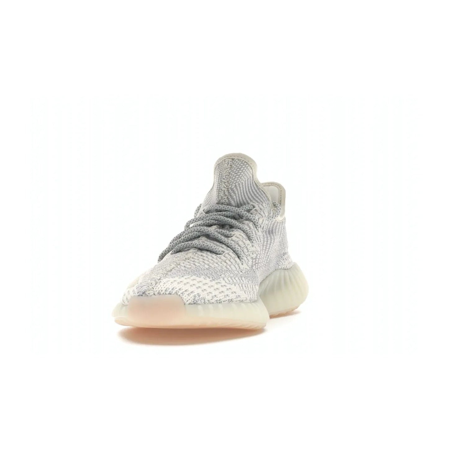 adidas Yeezy Boost 350 V2 Lundmark (Non Reflective) - Image 12 - Only at www.BallersClubKickz.com - Shop the exclusive adidas Yeezy Boost 350 V2 Lundmark with a subtle summer color, mesh upper, white-to-cream transitional midsole, light tan outsole, and pink middle stripe. Comfort and style come together in this perfect summer 350 V2. Released on July 11, 2019.