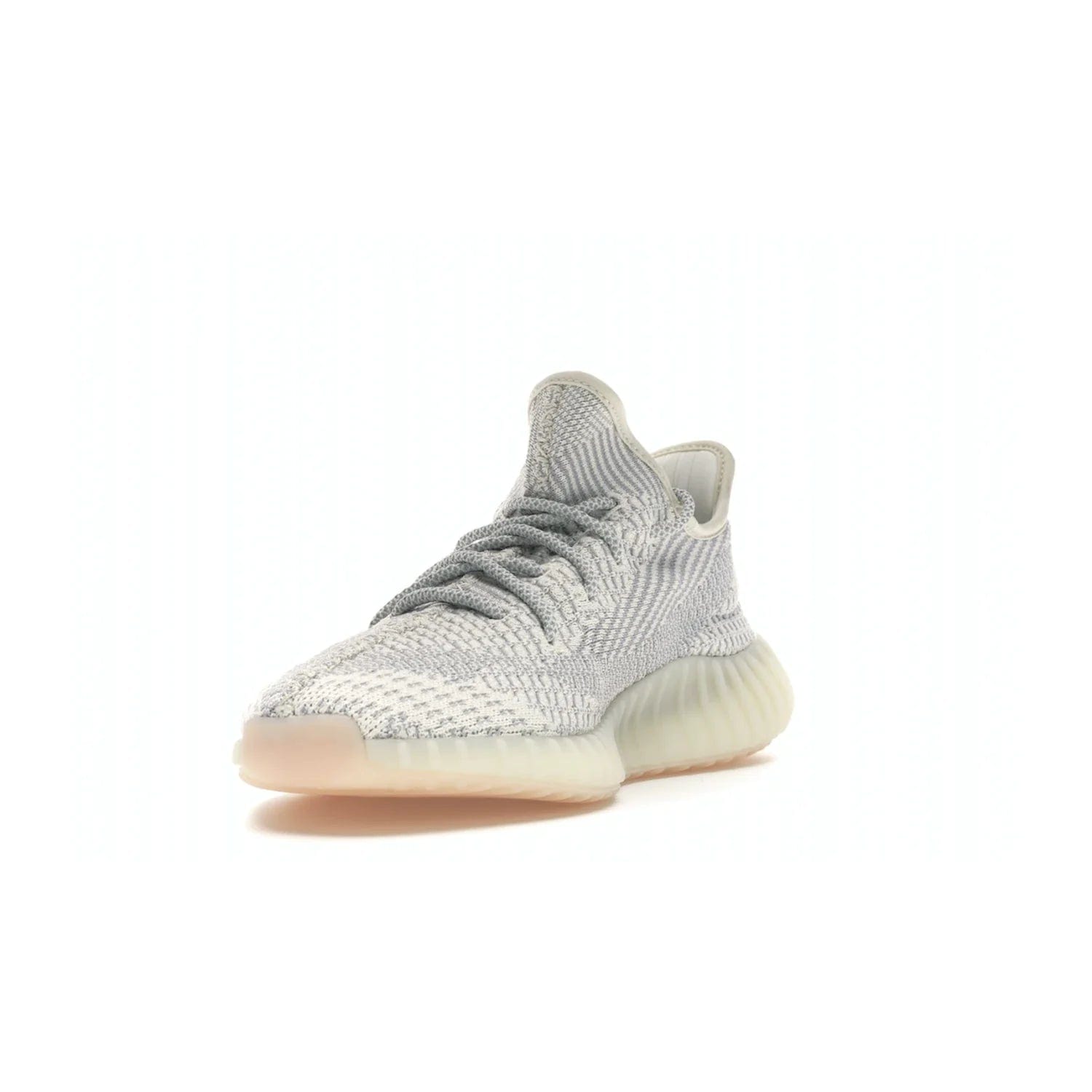 adidas Yeezy Boost 350 V2 Lundmark (Non Reflective) - Image 13 - Only at www.BallersClubKickz.com - Shop the exclusive adidas Yeezy Boost 350 V2 Lundmark with a subtle summer color, mesh upper, white-to-cream transitional midsole, light tan outsole, and pink middle stripe. Comfort and style come together in this perfect summer 350 V2. Released on July 11, 2019.