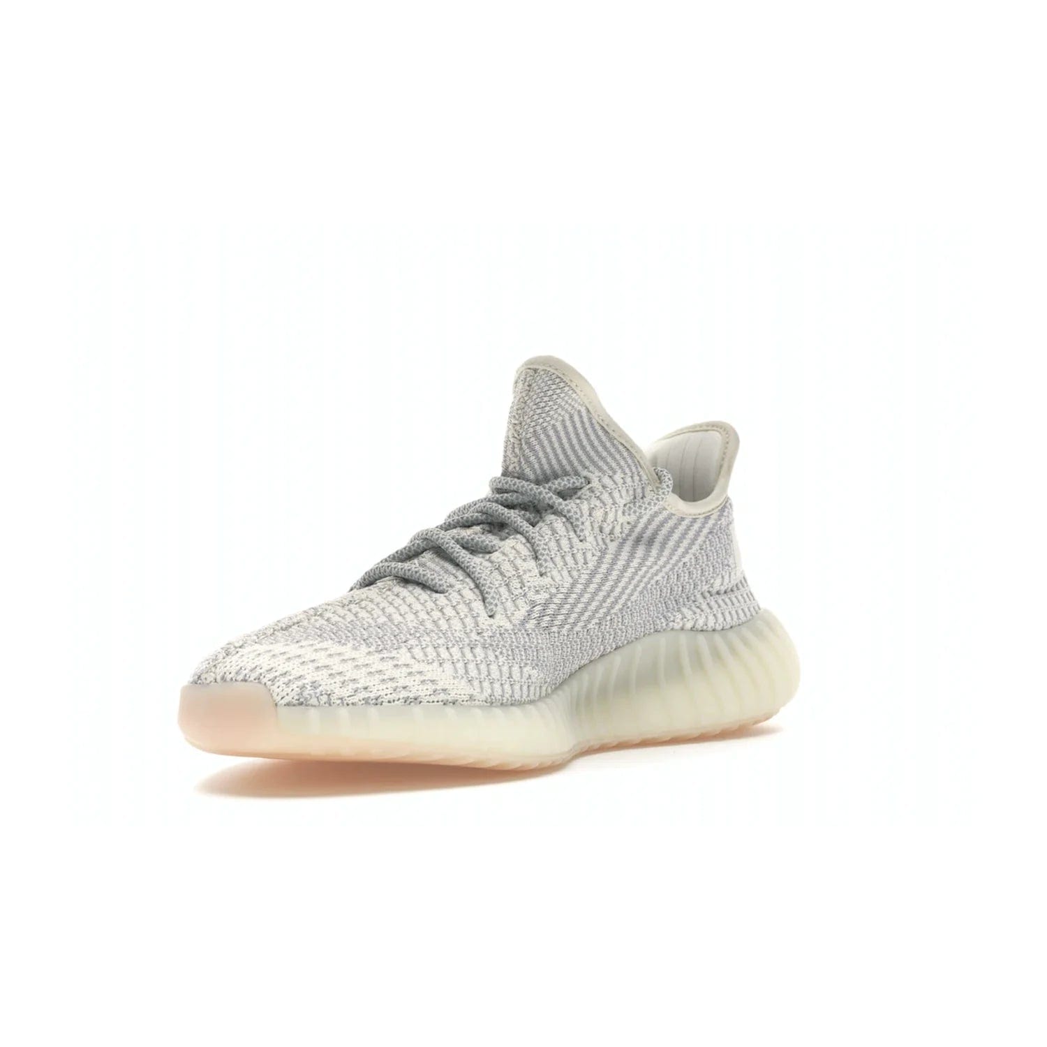 adidas Yeezy Boost 350 V2 Lundmark (Non Reflective) - Image 14 - Only at www.BallersClubKickz.com - Shop the exclusive adidas Yeezy Boost 350 V2 Lundmark with a subtle summer color, mesh upper, white-to-cream transitional midsole, light tan outsole, and pink middle stripe. Comfort and style come together in this perfect summer 350 V2. Released on July 11, 2019.