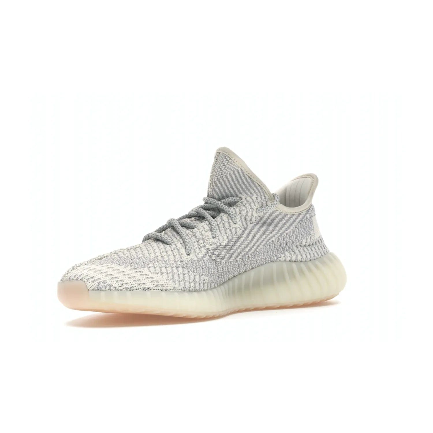 adidas Yeezy Boost 350 V2 Lundmark (Non Reflective) - Image 15 - Only at www.BallersClubKickz.com - Shop the exclusive adidas Yeezy Boost 350 V2 Lundmark with a subtle summer color, mesh upper, white-to-cream transitional midsole, light tan outsole, and pink middle stripe. Comfort and style come together in this perfect summer 350 V2. Released on July 11, 2019.