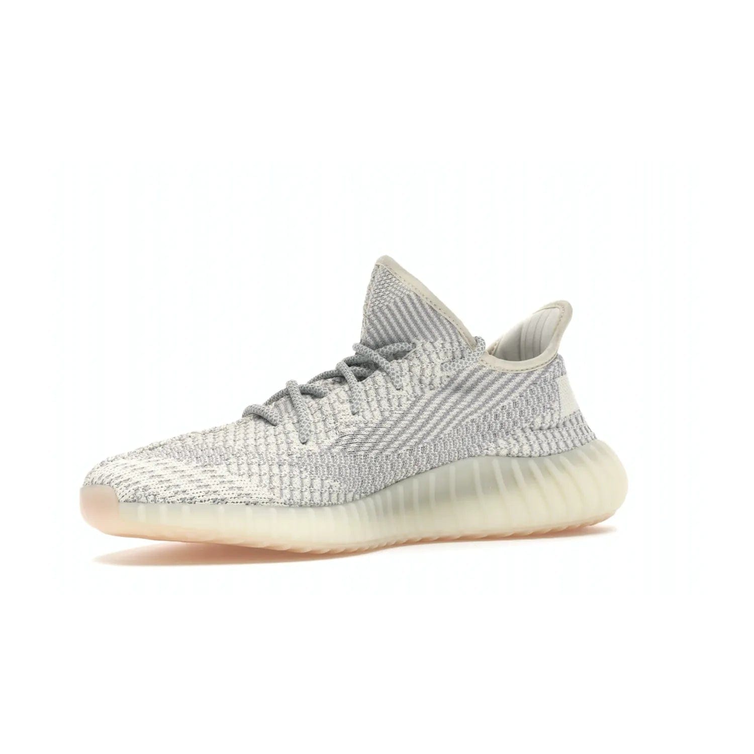 adidas Yeezy Boost 350 V2 Lundmark (Non Reflective) - Image 16 - Only at www.BallersClubKickz.com - Shop the exclusive adidas Yeezy Boost 350 V2 Lundmark with a subtle summer color, mesh upper, white-to-cream transitional midsole, light tan outsole, and pink middle stripe. Comfort and style come together in this perfect summer 350 V2. Released on July 11, 2019.