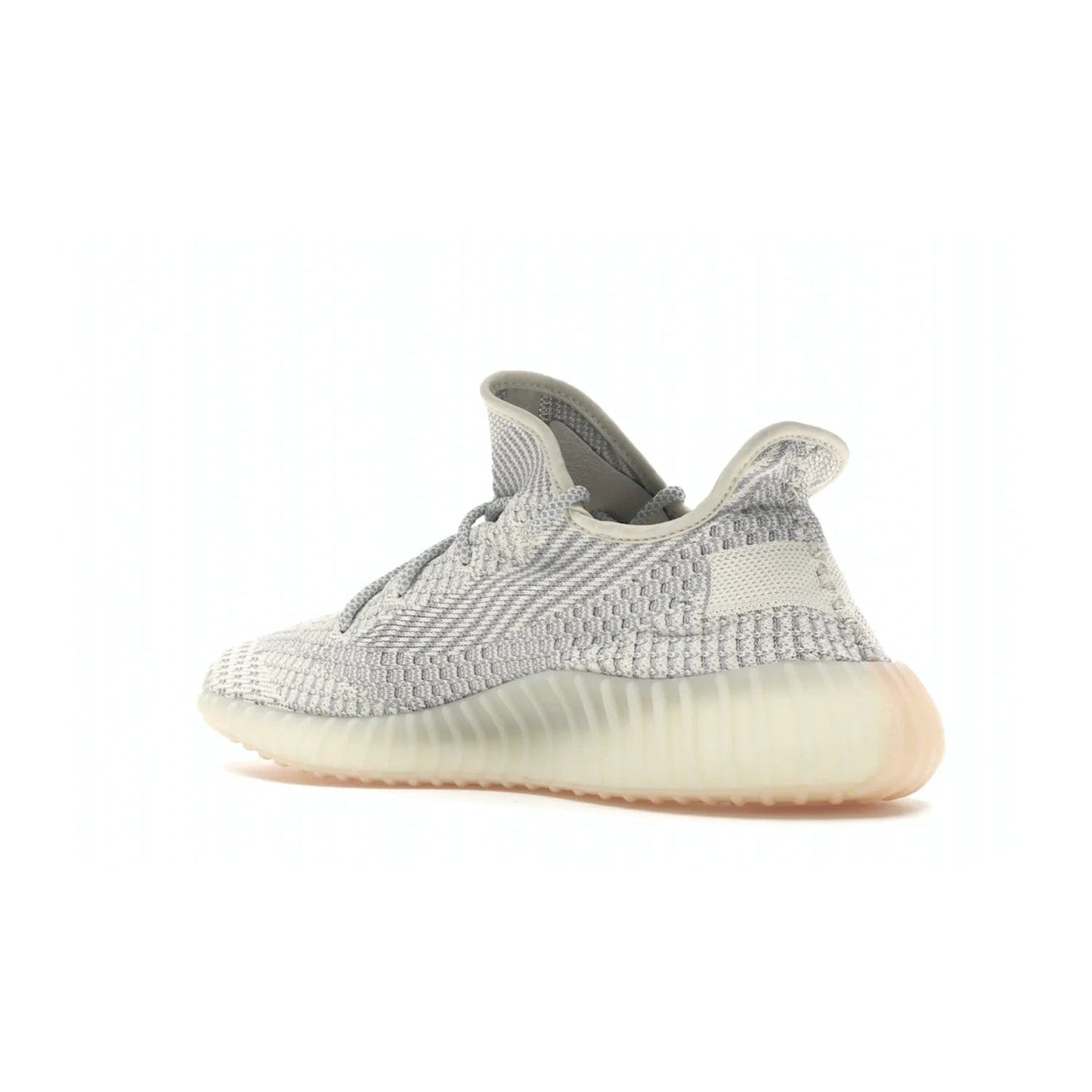 adidas Yeezy Boost 350 V2 Lundmark (Non Reflective) - Image 23 - Only at www.BallersClubKickz.com - Shop the exclusive adidas Yeezy Boost 350 V2 Lundmark with a subtle summer color, mesh upper, white-to-cream transitional midsole, light tan outsole, and pink middle stripe. Comfort and style come together in this perfect summer 350 V2. Released on July 11, 2019.