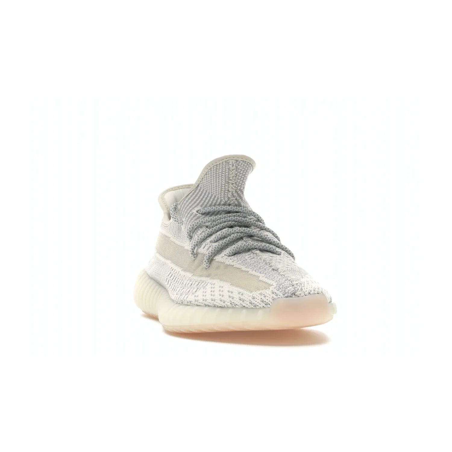 adidas Yeezy Boost 350 V2 Lundmark (Non Reflective) - Image 8 - Only at www.BallersClubKickz.com - Shop the exclusive adidas Yeezy Boost 350 V2 Lundmark with a subtle summer color, mesh upper, white-to-cream transitional midsole, light tan outsole, and pink middle stripe. Comfort and style come together in this perfect summer 350 V2. Released on July 11, 2019.