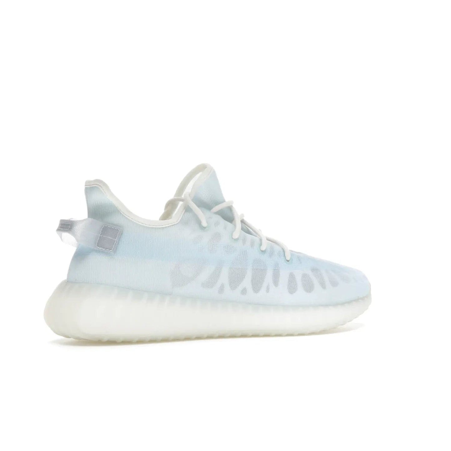 adidas Yeezy Boost 350 V2 Mono Ice - Image 34 - Only at www.BallersClubKickz.com - Introducing the adidas Yeezy 350 V2 Mono Ice - a sleek monofilament mesh design in Ice blue with Boost sole and heel pull tab. Released exclusively in the US for $220.