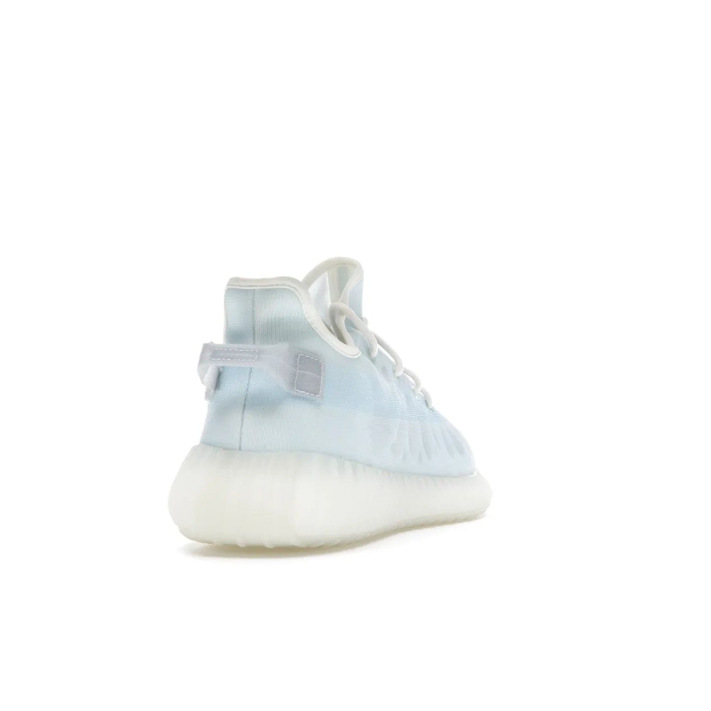 adidas Yeezy Boost 350 V2 Mono Ice - Image 30 - Only at www.BallersClubKickz.com - Introducing the adidas Yeezy 350 V2 Mono Ice - a sleek monofilament mesh design in Ice blue with Boost sole and heel pull tab. Released exclusively in the US for $220.