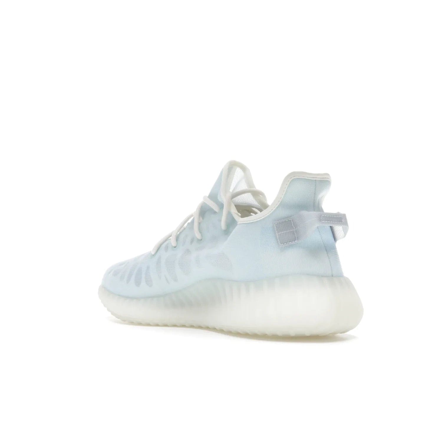 adidas Yeezy Boost 350 V2 Mono Ice - Image 24 - Only at www.BallersClubKickz.com - Introducing the adidas Yeezy 350 V2 Mono Ice - a sleek monofilament mesh design in Ice blue with Boost sole and heel pull tab. Released exclusively in the US for $220.