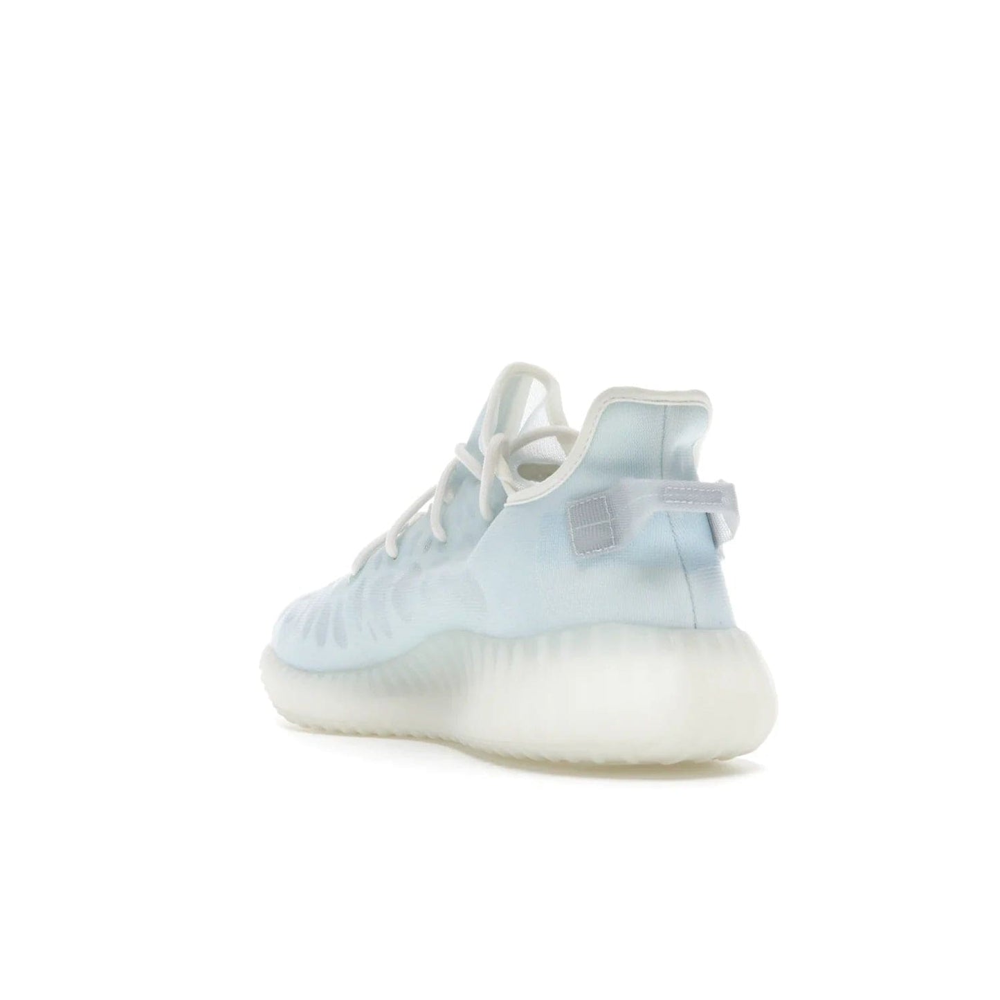 adidas Yeezy Boost 350 V2 Mono Ice - Image 25 - Only at www.BallersClubKickz.com - Introducing the adidas Yeezy 350 V2 Mono Ice - a sleek monofilament mesh design in Ice blue with Boost sole and heel pull tab. Released exclusively in the US for $220.