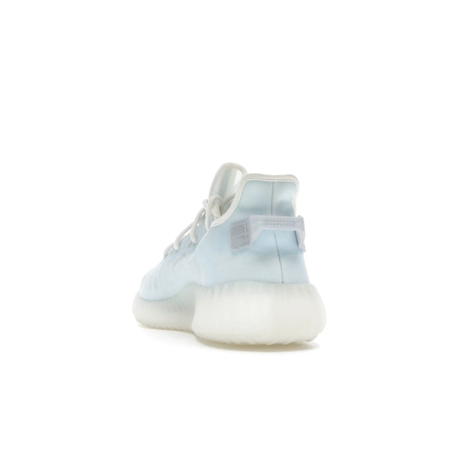 adidas Yeezy Boost 350 V2 Mono Ice - Image 26 - Only at www.BallersClubKickz.com - Introducing the adidas Yeezy 350 V2 Mono Ice - a sleek monofilament mesh design in Ice blue with Boost sole and heel pull tab. Released exclusively in the US for $220.