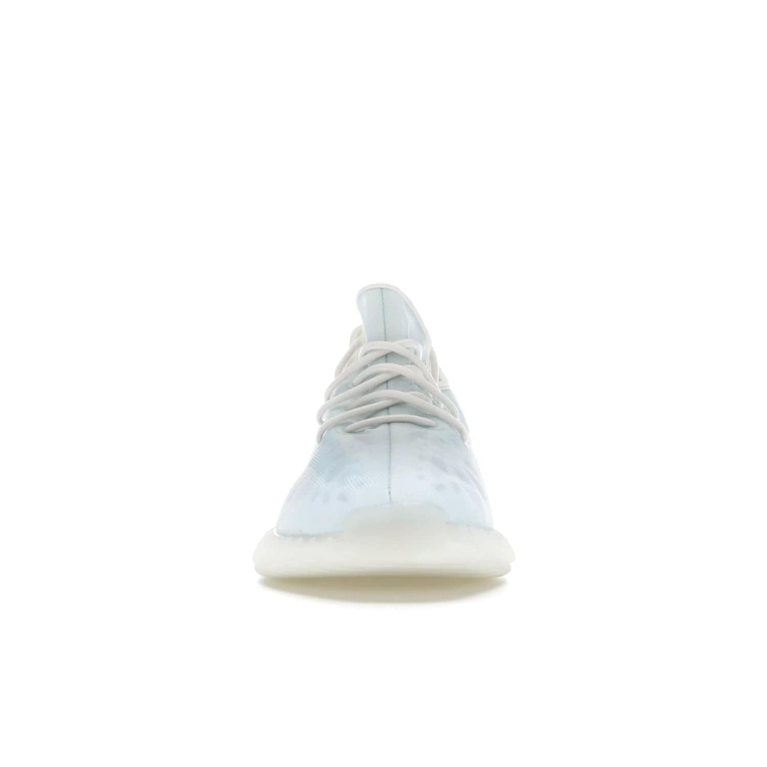adidas Yeezy Boost 350 V2 Mono Ice - Image 10 - Only at www.BallersClubKickz.com - Introducing the adidas Yeezy 350 V2 Mono Ice - a sleek monofilament mesh design in Ice blue with Boost sole and heel pull tab. Released exclusively in the US for $220.