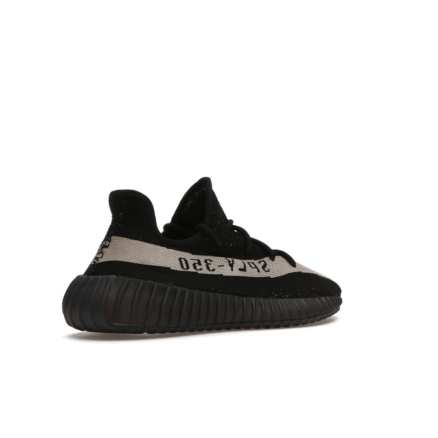 adidas Yeezy Boost 350 V2 Core Black White (2016/2022) - Image 33 - Only at www.BallersClubKickz.com - Stylish adidas Yeezy Boost 350 V2 in classic black with white "SPLY-350" stitched to the side stripe. Features Primeknit upper & Boost sole for comfort. Restock in March 2022.