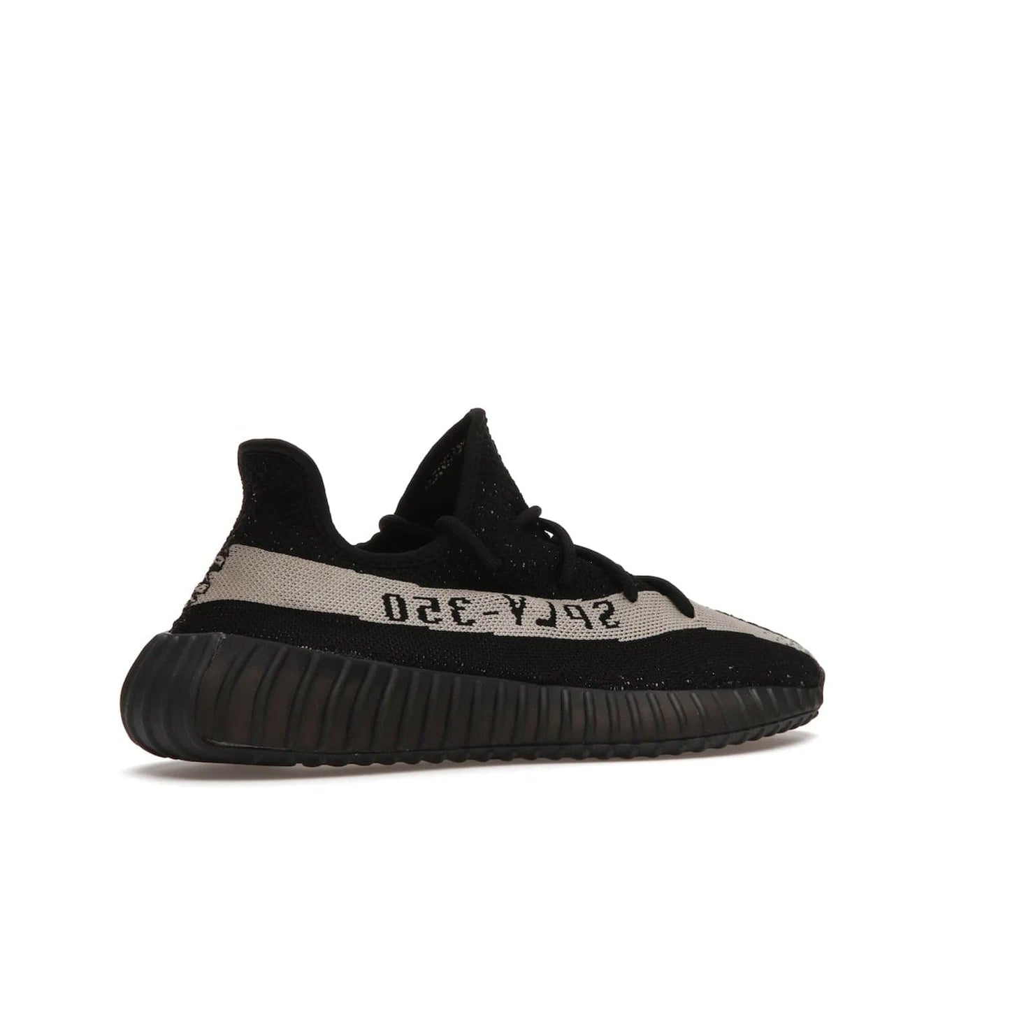adidas Yeezy Boost 350 V2 Core Black White (2016/2022) - Image 34 - Only at www.BallersClubKickz.com - Stylish adidas Yeezy Boost 350 V2 in classic black with white "SPLY-350" stitched to the side stripe. Features Primeknit upper & Boost sole for comfort. Restock in March 2022.