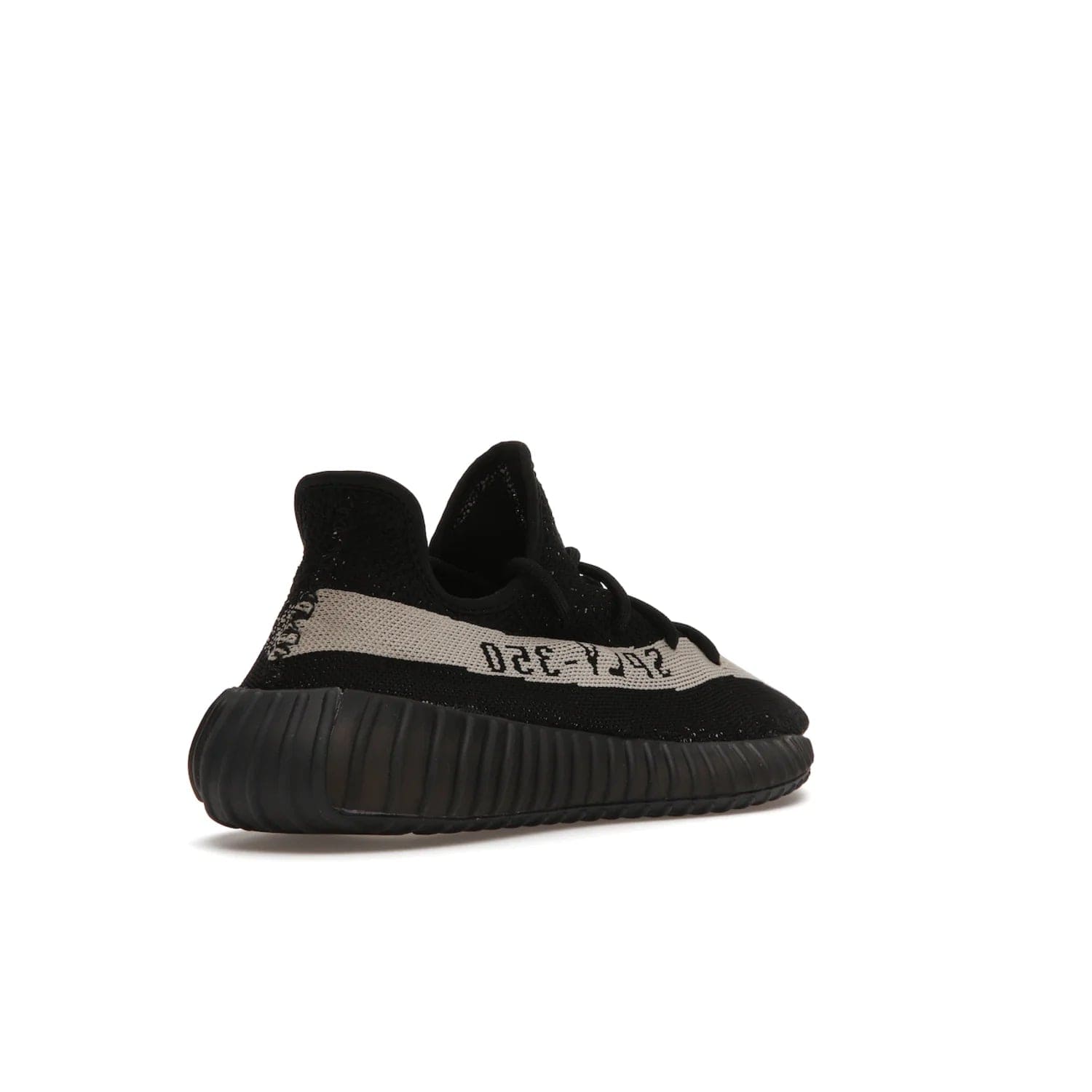 adidas Yeezy Boost 350 V2 Core Black White (2016/2022) - Image 32 - Only at www.BallersClubKickz.com - Stylish adidas Yeezy Boost 350 V2 in classic black with white "SPLY-350" stitched to the side stripe. Features Primeknit upper & Boost sole for comfort. Restock in March 2022.