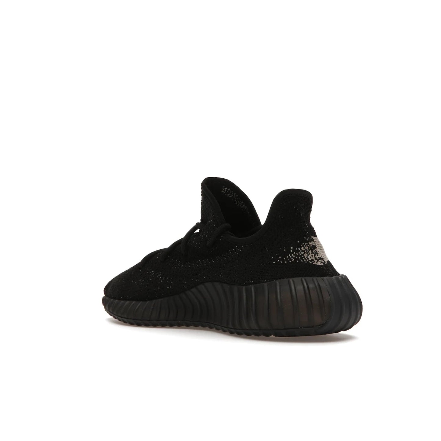 adidas Yeezy Boost 350 V2 Core Black White (2016/2022) - Image 24 - Only at www.BallersClubKickz.com - Stylish adidas Yeezy Boost 350 V2 in classic black with white "SPLY-350" stitched to the side stripe. Features Primeknit upper & Boost sole for comfort. Restock in March 2022.