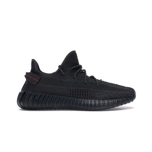 adidas Yeezy Boost 350 V2 Black (Non-Reflective) - Image 1 - Only at www.BallersClubKickz.com - A timeless, sleek silhouette crafted from quality materials. The adidas Yeezy Boost 350 V2 Black (Non-Reflective) brings style and sophistication. Get yours now!
