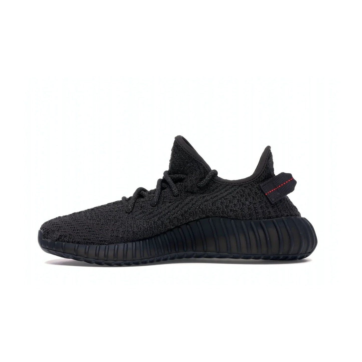 adidas Yeezy Boost 350 V2 Static Black (Reflective) - Image 19 - Only at www.BallersClubKickz.com - Make a statement with the adidas Yeezy Boost 350 V2 Static Black Reflective. All-black upper, reflective accents, midsole, and sole combine for a stylish look. High quality materials. June 2019 release. Add to your collection today.