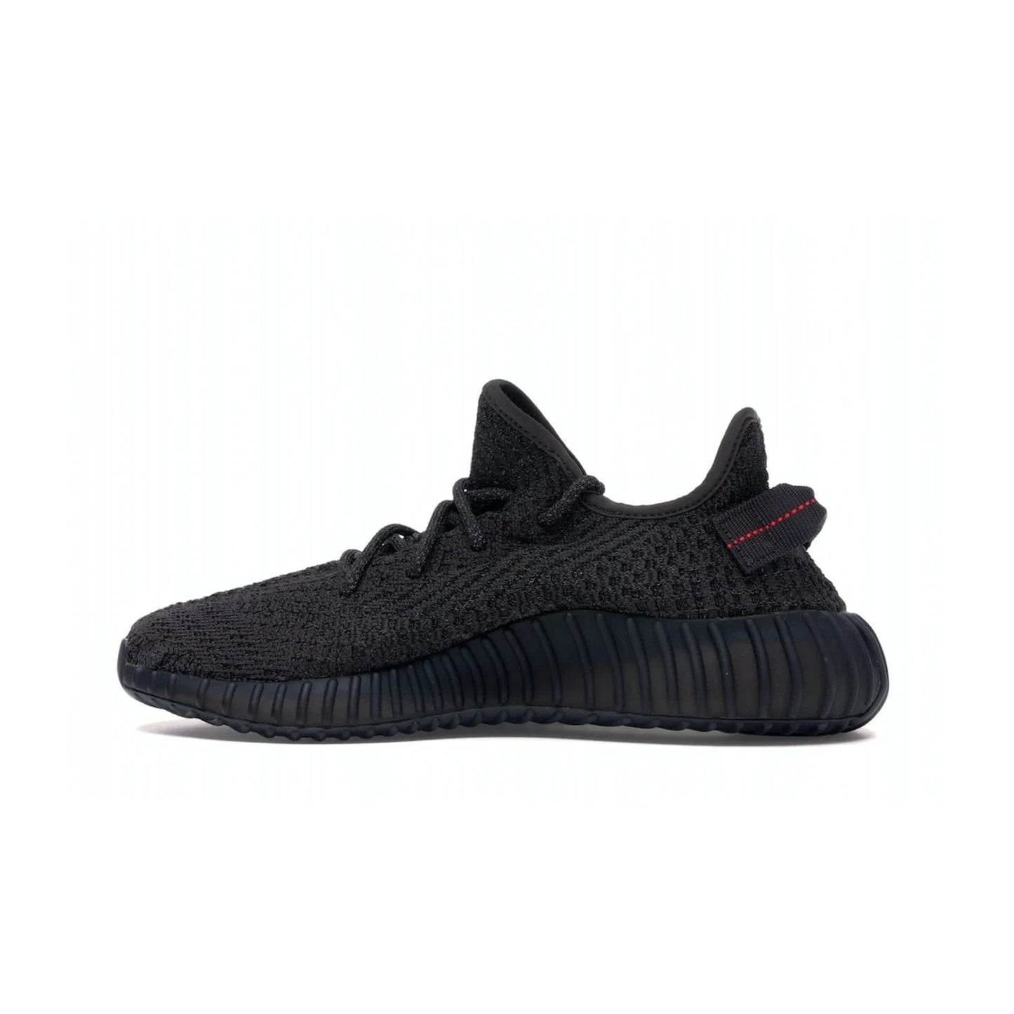 adidas Yeezy Boost 350 V2 Static Black (Reflective) - Image 20 - Only at www.BallersClubKickz.com - Make a statement with the adidas Yeezy Boost 350 V2 Static Black Reflective. All-black upper, reflective accents, midsole, and sole combine for a stylish look. High quality materials. June 2019 release. Add to your collection today.
