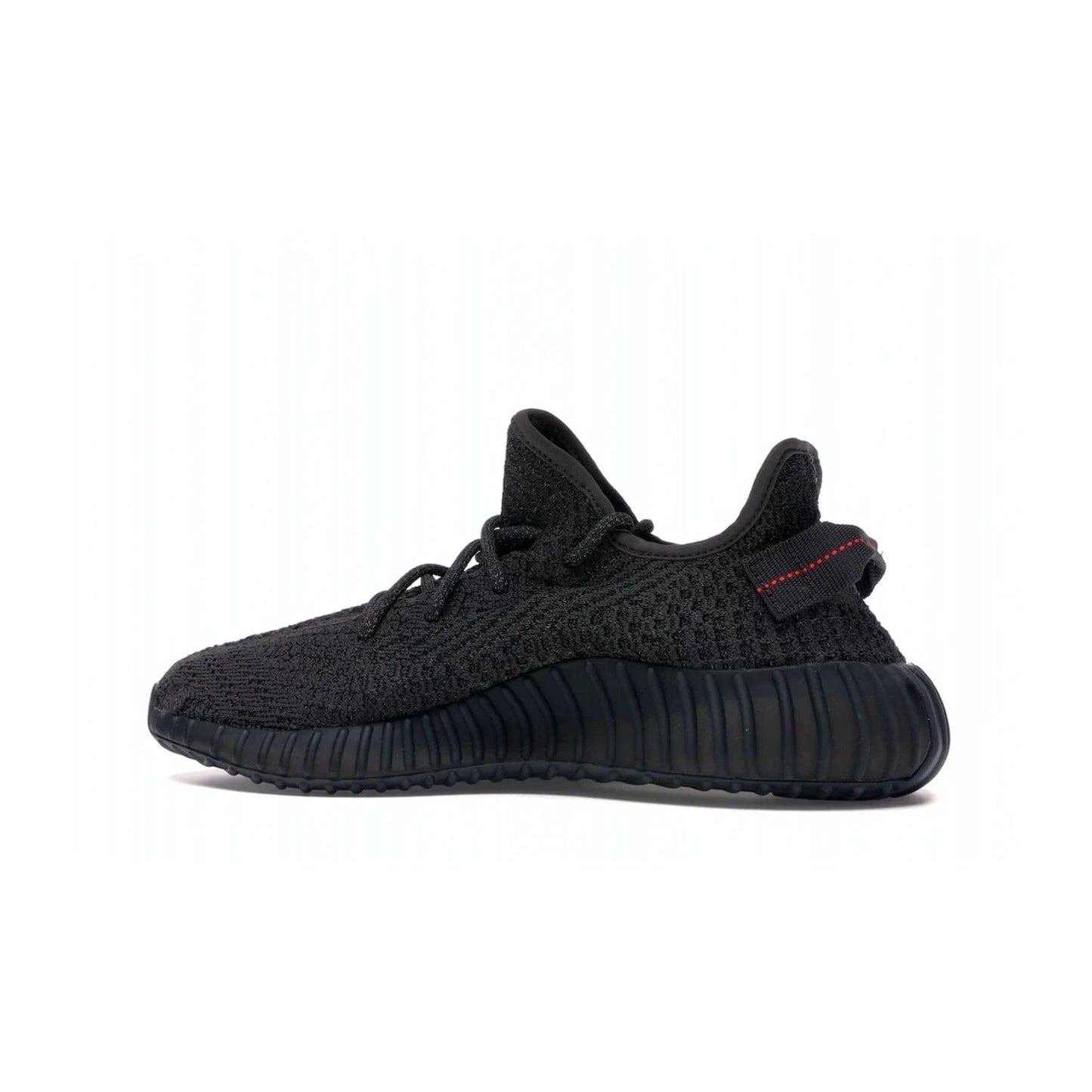 adidas Yeezy Boost 350 V2 Static Black (Reflective) - Image 21 - Only at www.BallersClubKickz.com - Make a statement with the adidas Yeezy Boost 350 V2 Static Black Reflective. All-black upper, reflective accents, midsole, and sole combine for a stylish look. High quality materials. June 2019 release. Add to your collection today.