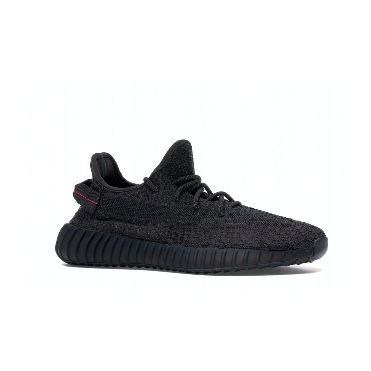 adidas Yeezy Boost 350 V2 Static Black (Reflective) - Image 3 - Only at www.BallersClubKickz.com - Make a statement with the adidas Yeezy Boost 350 V2 Static Black Reflective. All-black upper, reflective accents, midsole, and sole combine for a stylish look. High quality materials. June 2019 release. Add to your collection today.