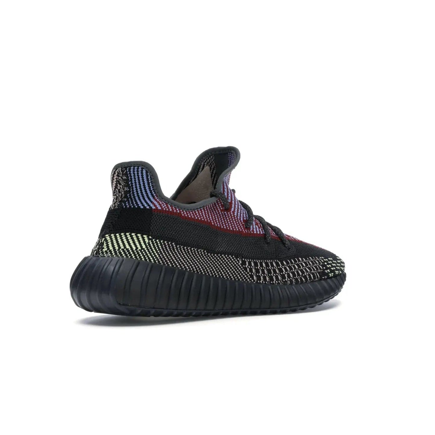 adidas Yeezy Boost 350 V2 Yecheil (Non-Reflective) - Image 33 - Only at www.BallersClubKickz.com - Make a statement with the eye-catching adidas Yeezy Boost 350 V2 Yecheil Non-Reflective. Featuring a spectrum of colorful hues, black upper, Boost cushioning, and black side stripe, the sneaker brings a luxe yet playful finish to any outfit.
