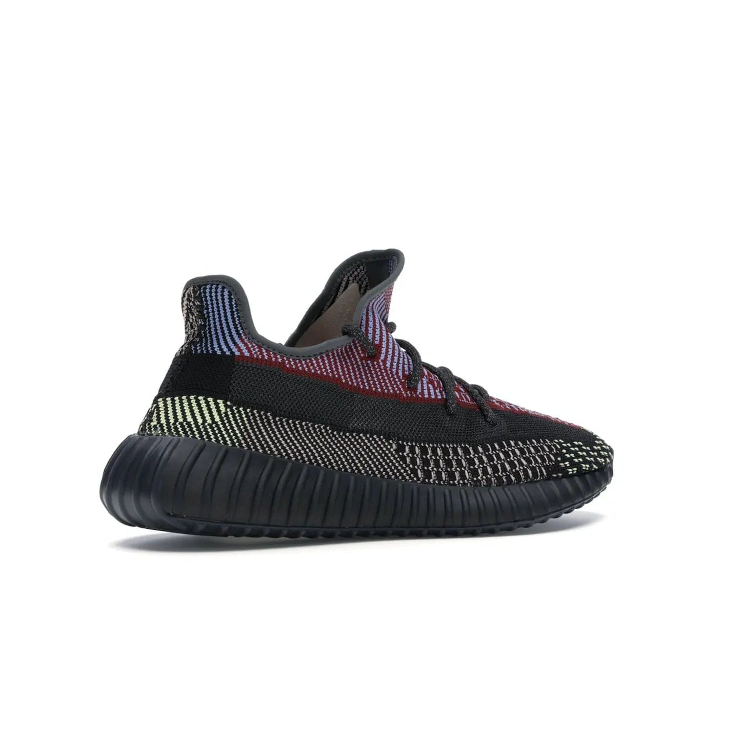 adidas Yeezy Boost 350 V2 Yecheil (Non-Reflective) - Image 34 - Only at www.BallersClubKickz.com - Make a statement with the eye-catching adidas Yeezy Boost 350 V2 Yecheil Non-Reflective. Featuring a spectrum of colorful hues, black upper, Boost cushioning, and black side stripe, the sneaker brings a luxe yet playful finish to any outfit.