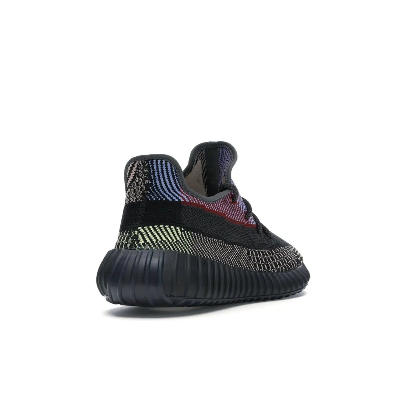 adidas Yeezy Boost 350 V2 Yecheil (Non-Reflective) - Image 31 - Only at www.BallersClubKickz.com - Make a statement with the eye-catching adidas Yeezy Boost 350 V2 Yecheil Non-Reflective. Featuring a spectrum of colorful hues, black upper, Boost cushioning, and black side stripe, the sneaker brings a luxe yet playful finish to any outfit.