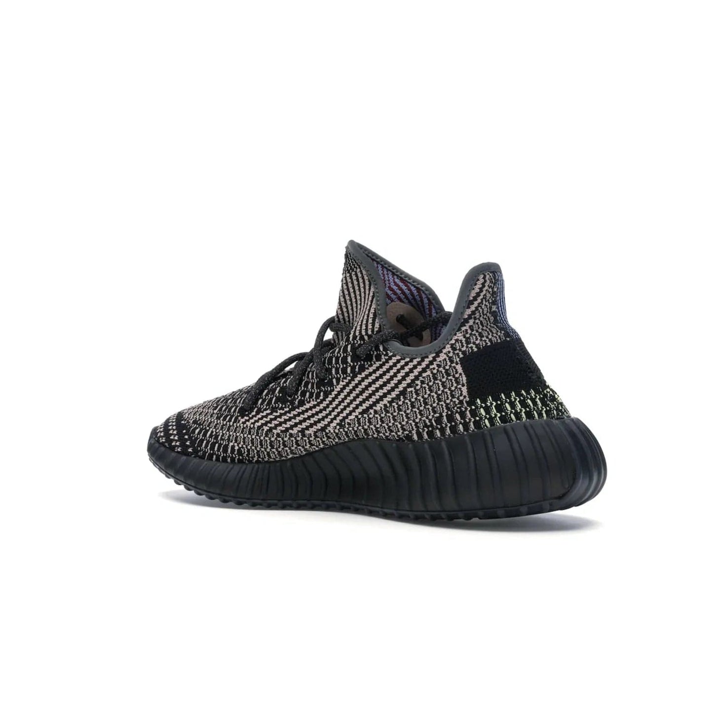 adidas Yeezy Boost 350 V2 Yecheil (Non-Reflective) - Image 23 - Only at www.BallersClubKickz.com - Make a statement with the eye-catching adidas Yeezy Boost 350 V2 Yecheil Non-Reflective. Featuring a spectrum of colorful hues, black upper, Boost cushioning, and black side stripe, the sneaker brings a luxe yet playful finish to any outfit.