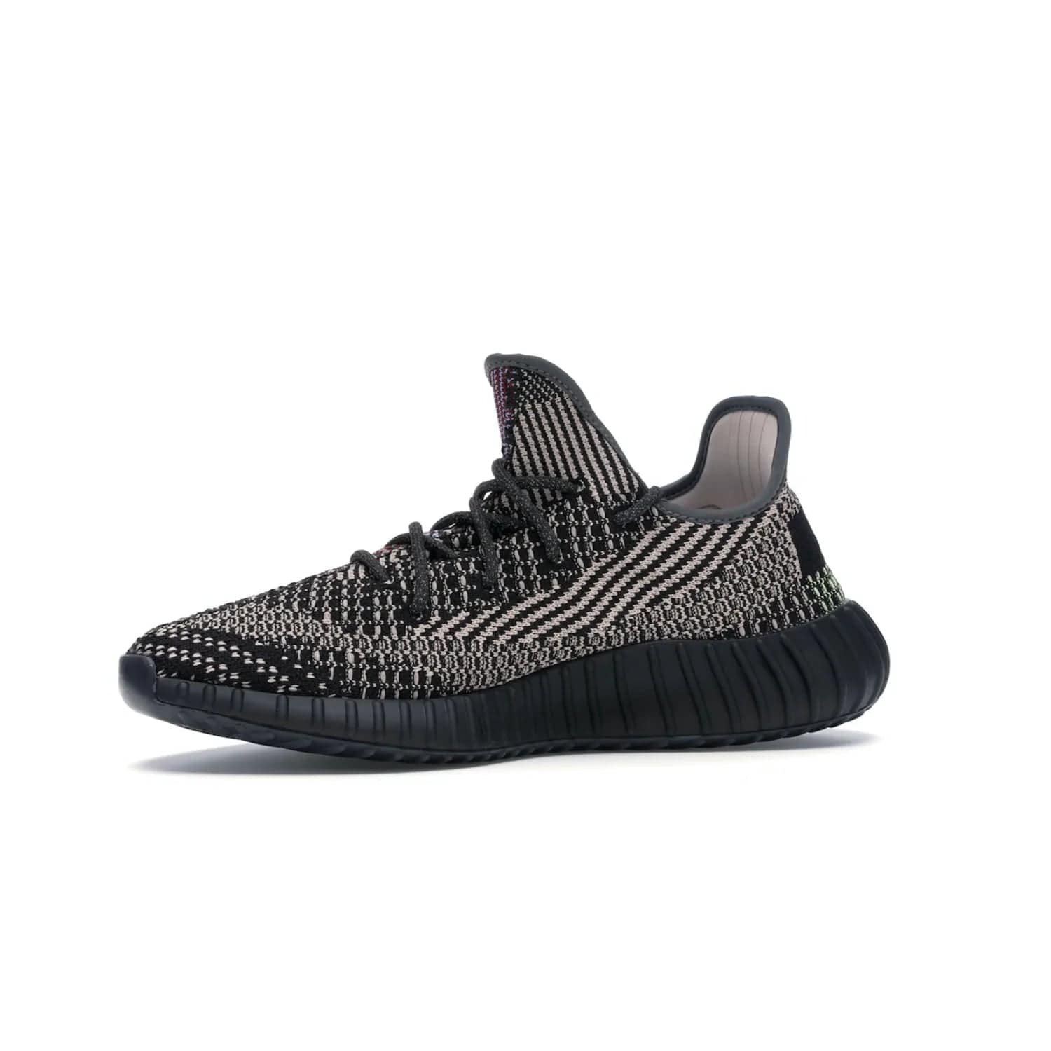 adidas Yeezy Boost 350 V2 Yecheil (Non-Reflective) - Image 17 - Only at www.BallersClubKickz.com - Make a statement with the eye-catching adidas Yeezy Boost 350 V2 Yecheil Non-Reflective. Featuring a spectrum of colorful hues, black upper, Boost cushioning, and black side stripe, the sneaker brings a luxe yet playful finish to any outfit.