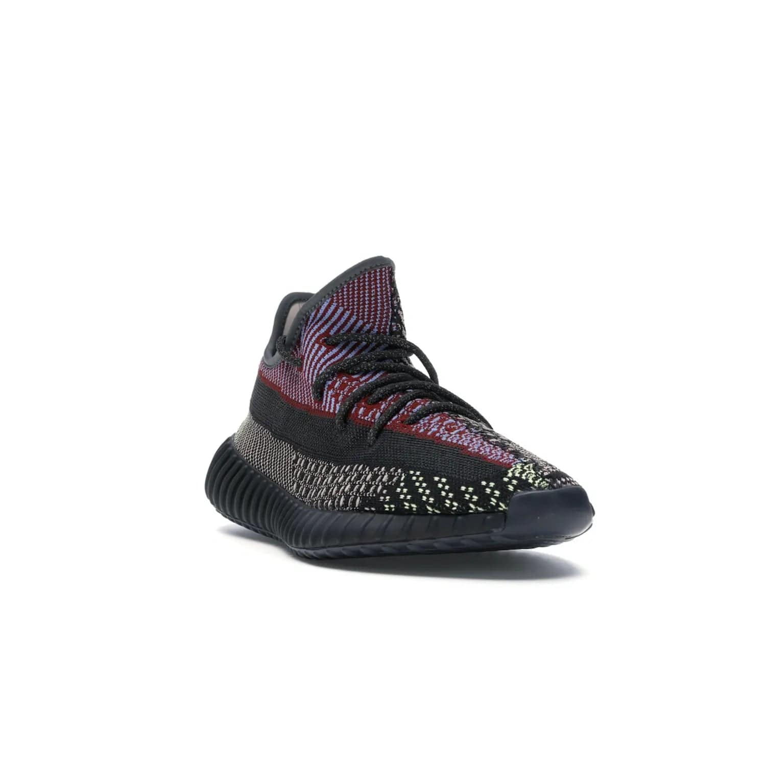 adidas Yeezy Boost 350 V2 Yecheil (Non-Reflective) - Image 7 - Only at www.BallersClubKickz.com - Make a statement with the eye-catching adidas Yeezy Boost 350 V2 Yecheil Non-Reflective. Featuring a spectrum of colorful hues, black upper, Boost cushioning, and black side stripe, the sneaker brings a luxe yet playful finish to any outfit.