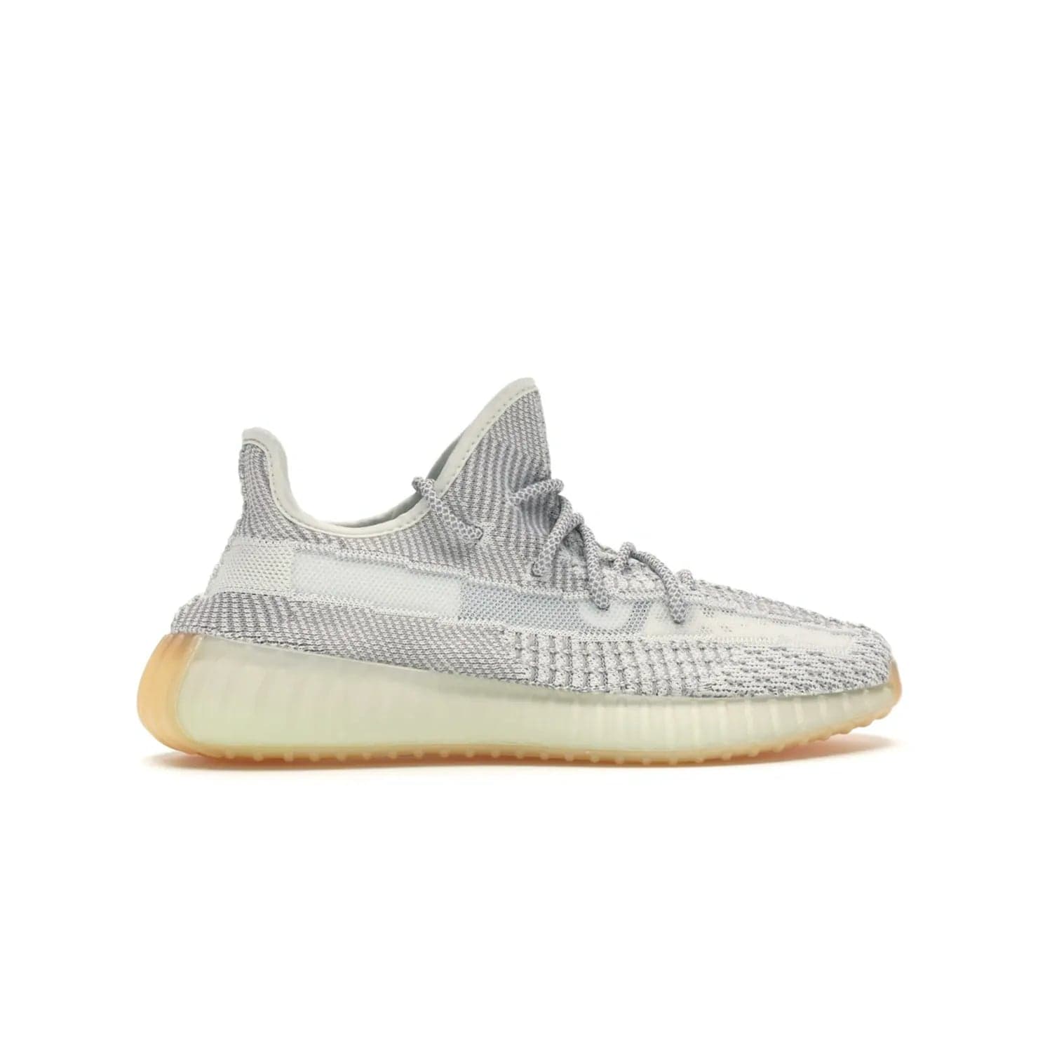 adidas Yeezy Boost 350 V2 Yeshaya (Non-Reflective) - Image 36 - Only at www.BallersClubKickz.com - Step out in style with the adidas Yeezy Boost 350 V2 Yeshaya (Non-Reflective). Gray-and-white Primeknit upper with mesh side stripe & rope laces, plus a translucent Boost sole with a hint of yellow. Make a statement and feel comfortable with this stylish sneaker.