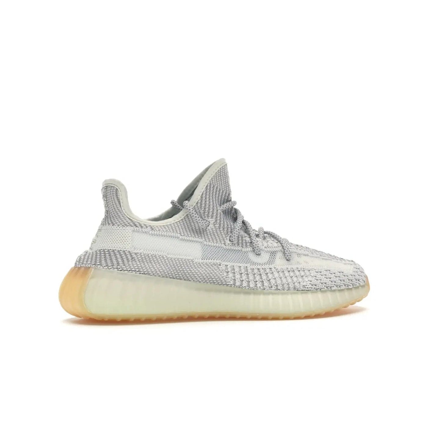 adidas Yeezy Boost 350 V2 Yeshaya (Non-Reflective) - Image 35 - Only at www.BallersClubKickz.com - Step out in style with the adidas Yeezy Boost 350 V2 Yeshaya (Non-Reflective). Gray-and-white Primeknit upper with mesh side stripe & rope laces, plus a translucent Boost sole with a hint of yellow. Make a statement and feel comfortable with this stylish sneaker.