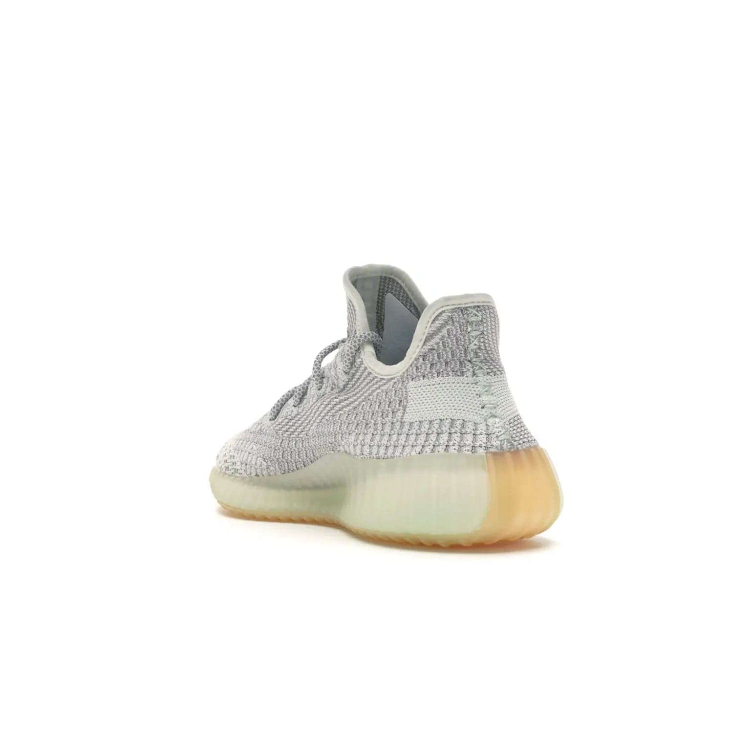 adidas Yeezy Boost 350 V2 Yeshaya (Non-Reflective) - Image 25 - Only at www.BallersClubKickz.com - Step out in style with the adidas Yeezy Boost 350 V2 Yeshaya (Non-Reflective). Gray-and-white Primeknit upper with mesh side stripe & rope laces, plus a translucent Boost sole with a hint of yellow. Make a statement and feel comfortable with this stylish sneaker.