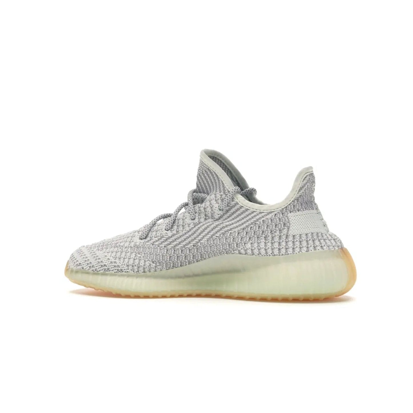adidas Yeezy Boost 350 V2 Yeshaya (Non-Reflective) - Image 21 - Only at www.BallersClubKickz.com - Step out in style with the adidas Yeezy Boost 350 V2 Yeshaya (Non-Reflective). Gray-and-white Primeknit upper with mesh side stripe & rope laces, plus a translucent Boost sole with a hint of yellow. Make a statement and feel comfortable with this stylish sneaker.