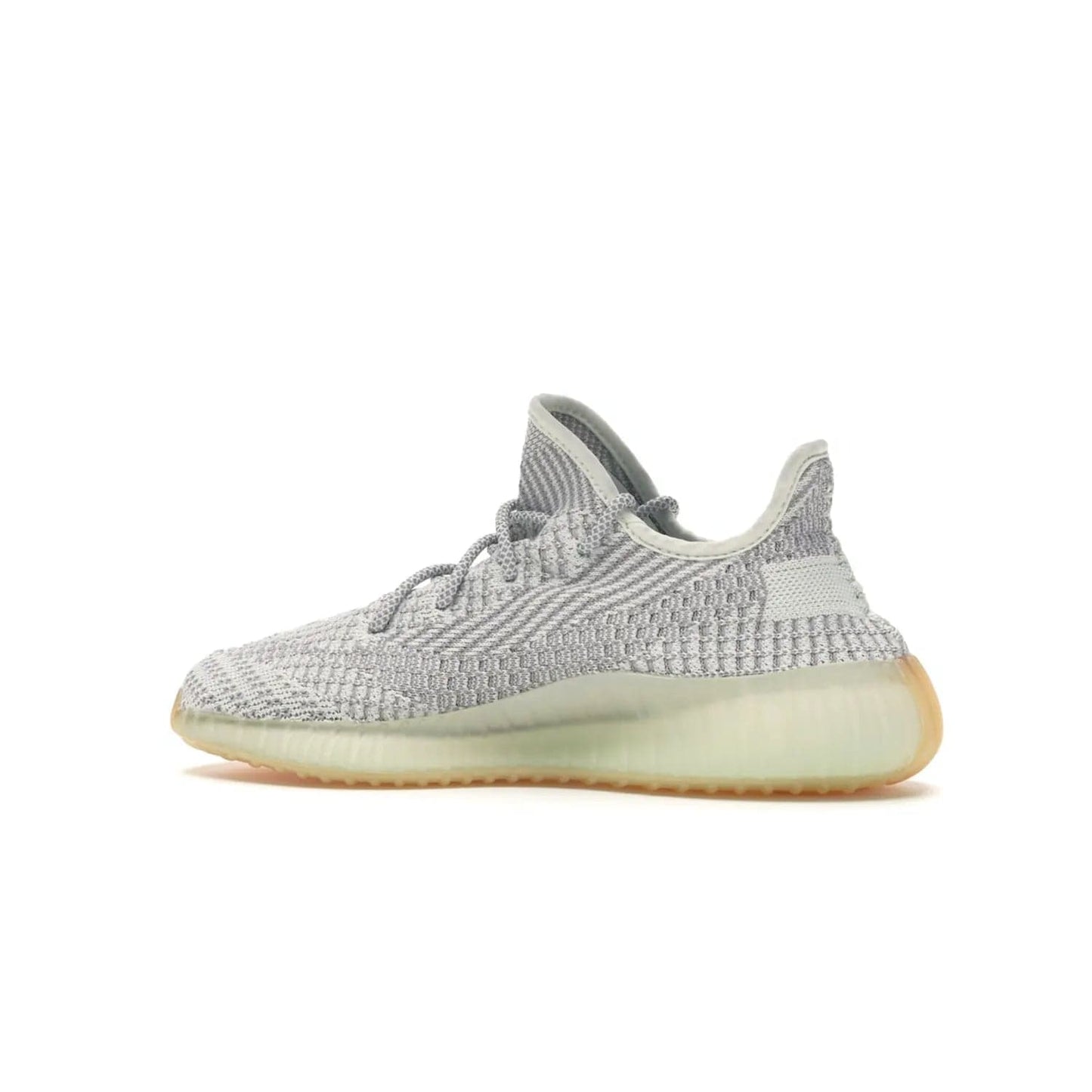 adidas Yeezy Boost 350 V2 Yeshaya (Non-Reflective) - Image 21 - Only at www.BallersClubKickz.com - Step out in style with the adidas Yeezy Boost 350 V2 Yeshaya (Non-Reflective). Gray-and-white Primeknit upper with mesh side stripe & rope laces, plus a translucent Boost sole with a hint of yellow. Make a statement and feel comfortable with this stylish sneaker.