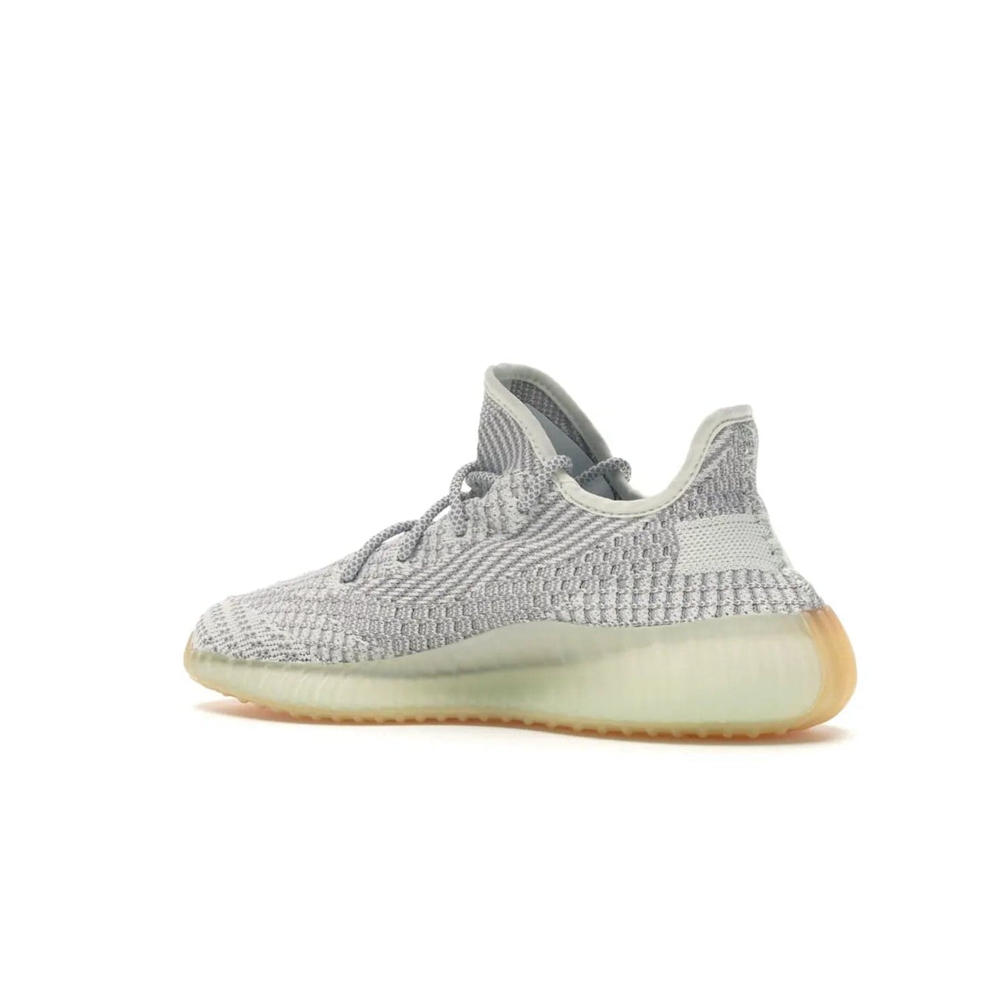 adidas Yeezy Boost 350 V2 Yeshaya (Non-Reflective) - Image 22 - Only at www.BallersClubKickz.com - Step out in style with the adidas Yeezy Boost 350 V2 Yeshaya (Non-Reflective). Gray-and-white Primeknit upper with mesh side stripe & rope laces, plus a translucent Boost sole with a hint of yellow. Make a statement and feel comfortable with this stylish sneaker.