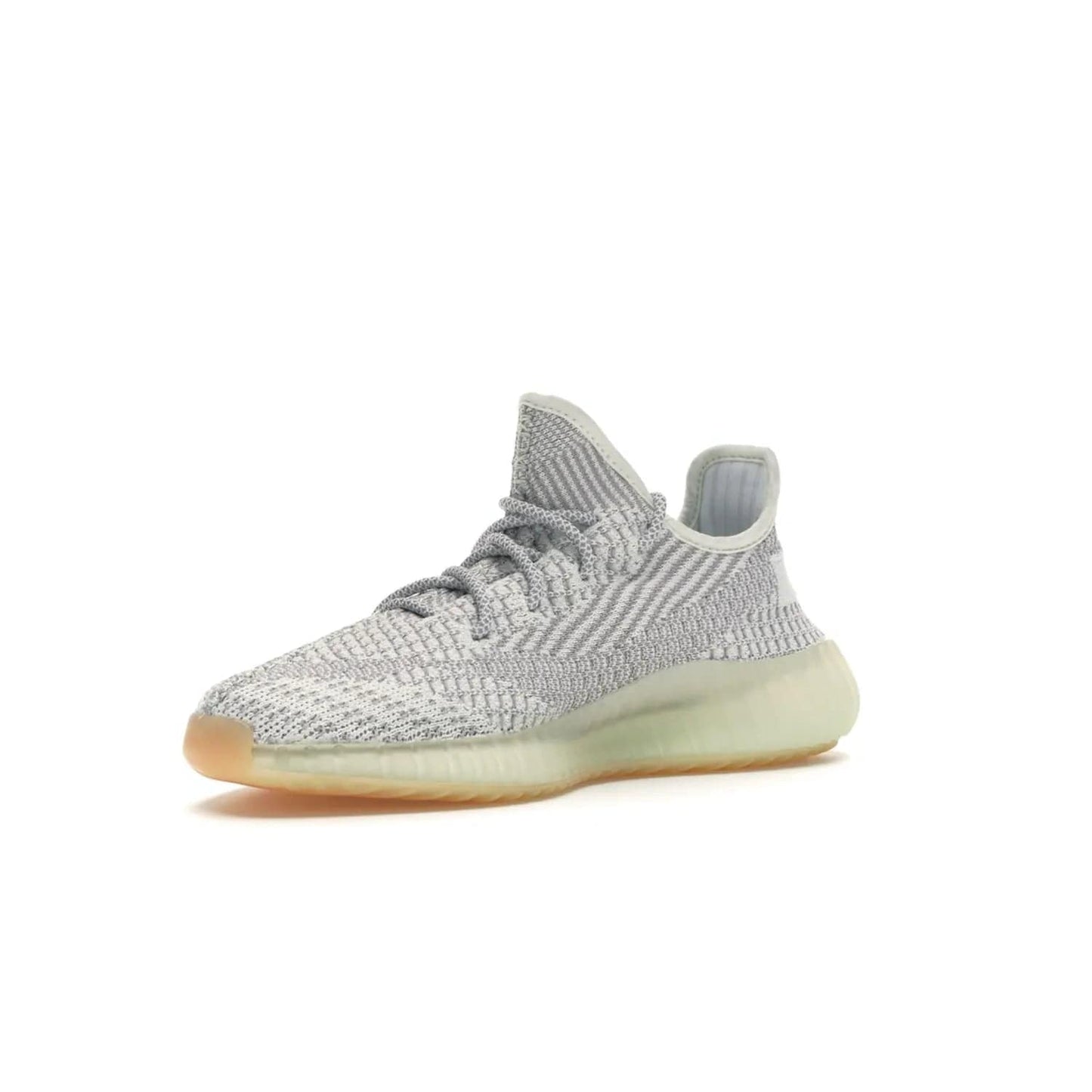 adidas Yeezy Boost 350 V2 Yeshaya (Non-Reflective) - Image 15 - Only at www.BallersClubKickz.com - Step out in style with the adidas Yeezy Boost 350 V2 Yeshaya (Non-Reflective). Gray-and-white Primeknit upper with mesh side stripe & rope laces, plus a translucent Boost sole with a hint of yellow. Make a statement and feel comfortable with this stylish sneaker.