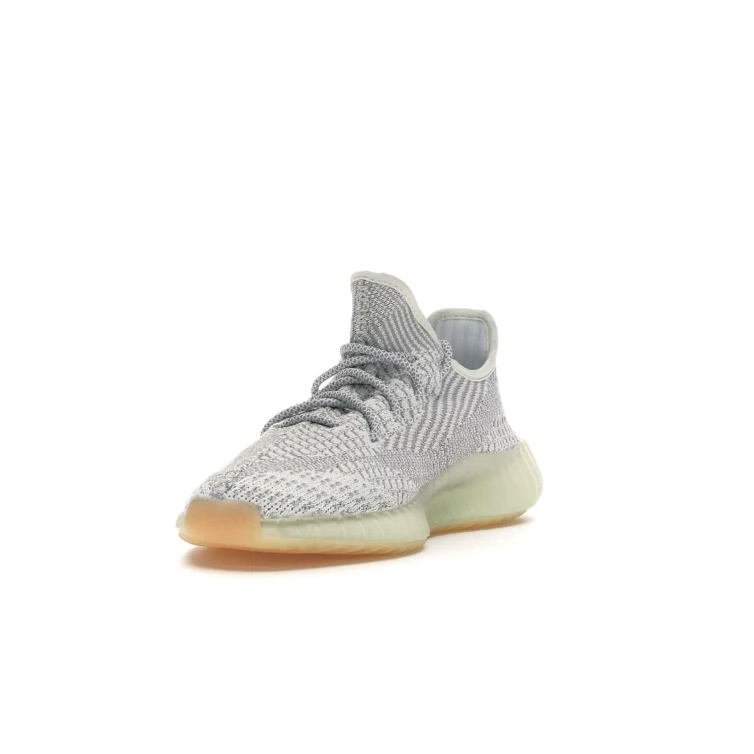 adidas Yeezy Boost 350 V2 Yeshaya (Non-Reflective) - Image 13 - Only at www.BallersClubKickz.com - Step out in style with the adidas Yeezy Boost 350 V2 Yeshaya (Non-Reflective). Gray-and-white Primeknit upper with mesh side stripe & rope laces, plus a translucent Boost sole with a hint of yellow. Make a statement and feel comfortable with this stylish sneaker.