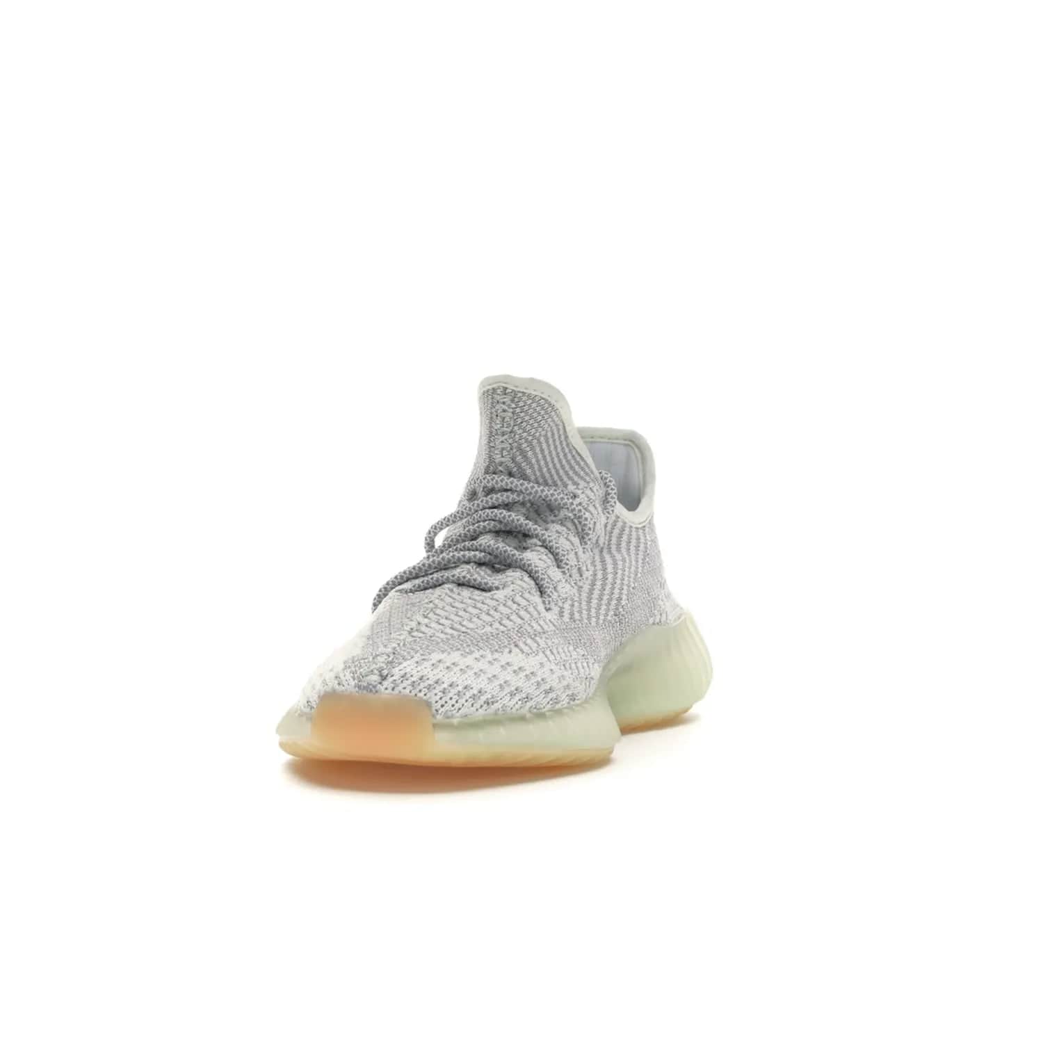 adidas Yeezy Boost 350 V2 Yeshaya (Non-Reflective) - Image 12 - Only at www.BallersClubKickz.com - Step out in style with the adidas Yeezy Boost 350 V2 Yeshaya (Non-Reflective). Gray-and-white Primeknit upper with mesh side stripe & rope laces, plus a translucent Boost sole with a hint of yellow. Make a statement and feel comfortable with this stylish sneaker.