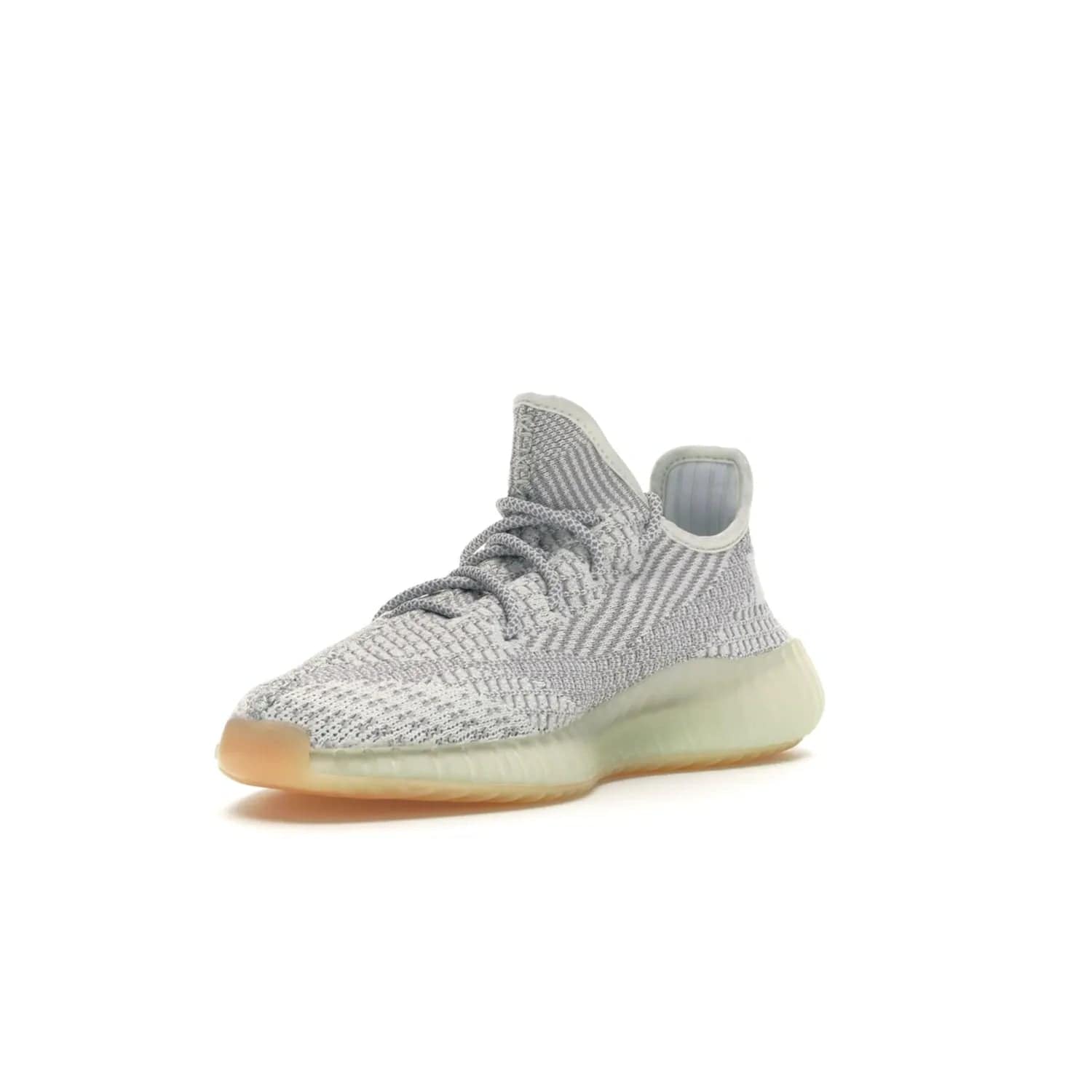 adidas Yeezy Boost 350 V2 Yeshaya (Non-Reflective) - Image 14 - Only at www.BallersClubKickz.com - Step out in style with the adidas Yeezy Boost 350 V2 Yeshaya (Non-Reflective). Gray-and-white Primeknit upper with mesh side stripe & rope laces, plus a translucent Boost sole with a hint of yellow. Make a statement and feel comfortable with this stylish sneaker.