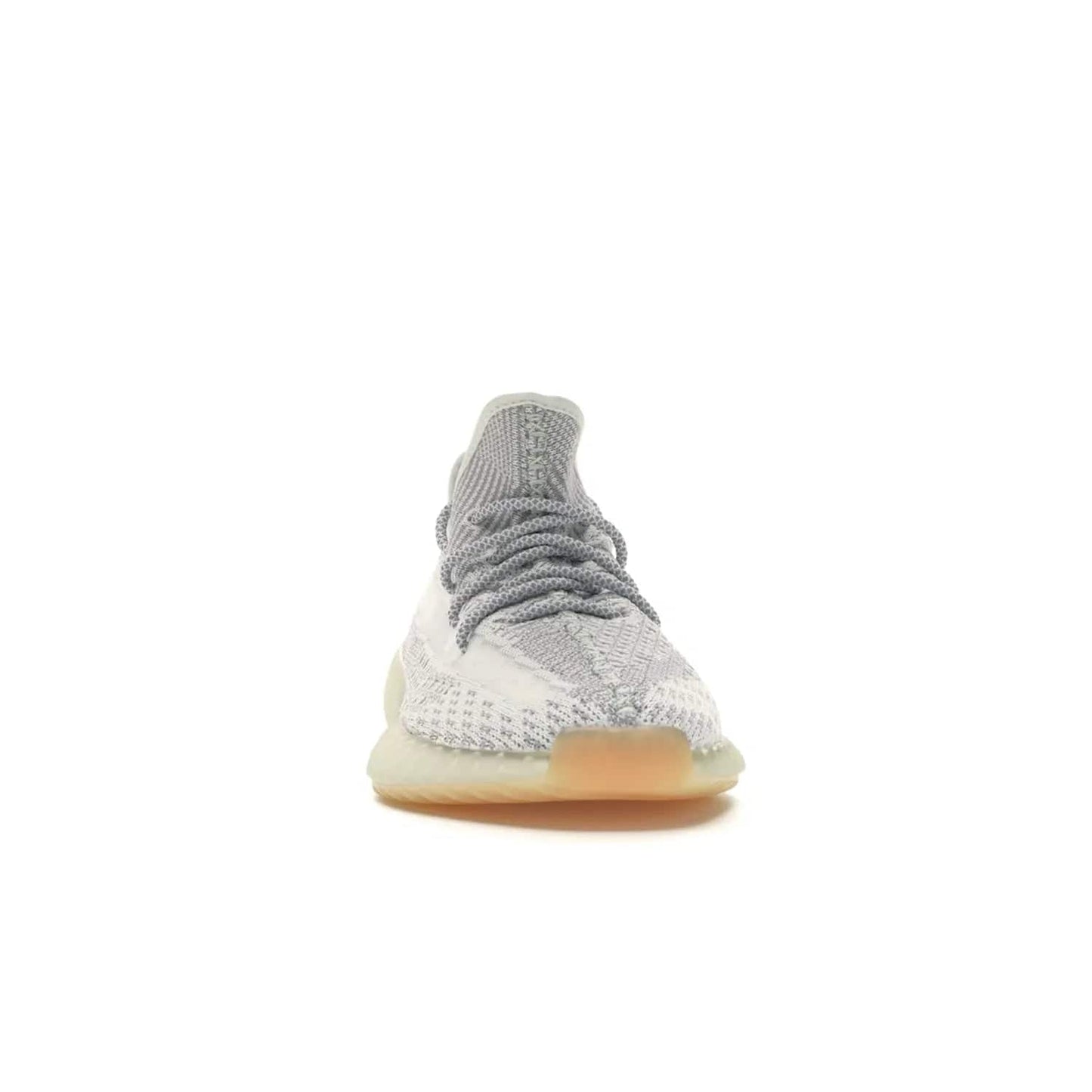 adidas Yeezy Boost 350 V2 Yeshaya (Non-Reflective) - Image 9 - Only at www.BallersClubKickz.com - Step out in style with the adidas Yeezy Boost 350 V2 Yeshaya (Non-Reflective). Gray-and-white Primeknit upper with mesh side stripe & rope laces, plus a translucent Boost sole with a hint of yellow. Make a statement and feel comfortable with this stylish sneaker.