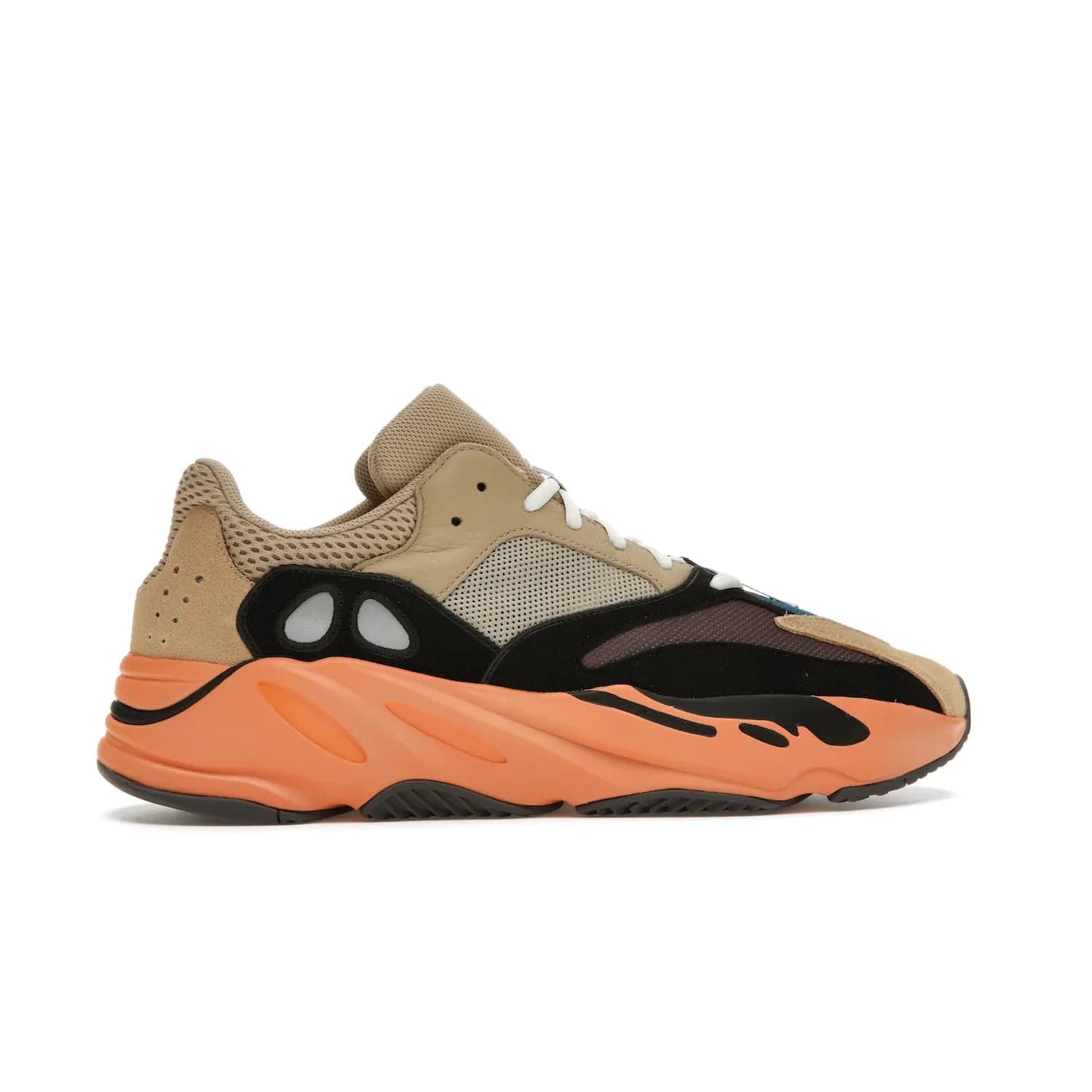 adidas Yeezy Boost 700 Enflame Amber - Image 36 - Only at www.BallersClubKickz.com - Adidas Yeezy Boost 700 Enflame Amber: Eye-catching design with pale yellow, brown, teal, and orange! Get yours in June 2021.