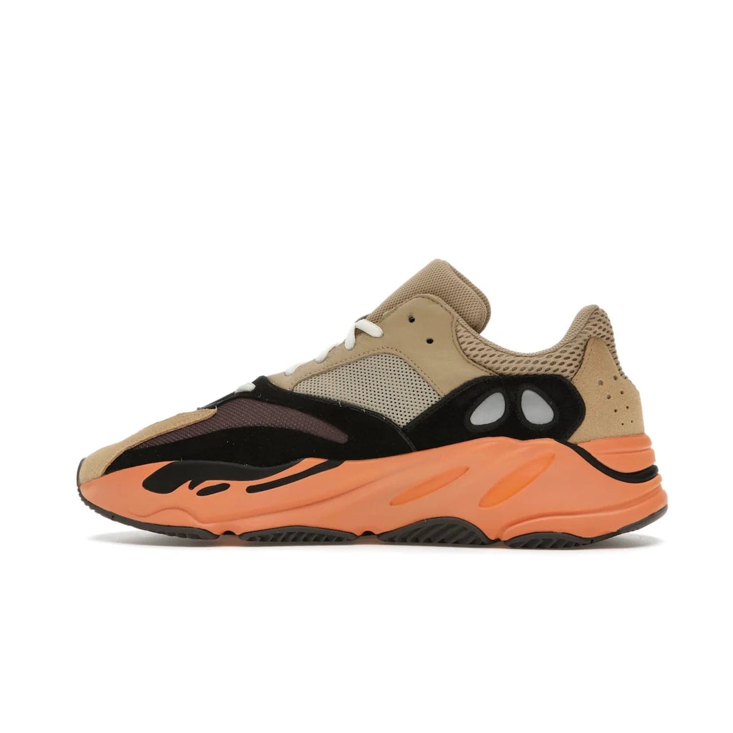 adidas Yeezy Boost 700 Enflame Amber - Image 20 - Only at www.BallersClubKickz.com - Adidas Yeezy Boost 700 Enflame Amber: Eye-catching design with pale yellow, brown, teal, and orange! Get yours in June 2021.